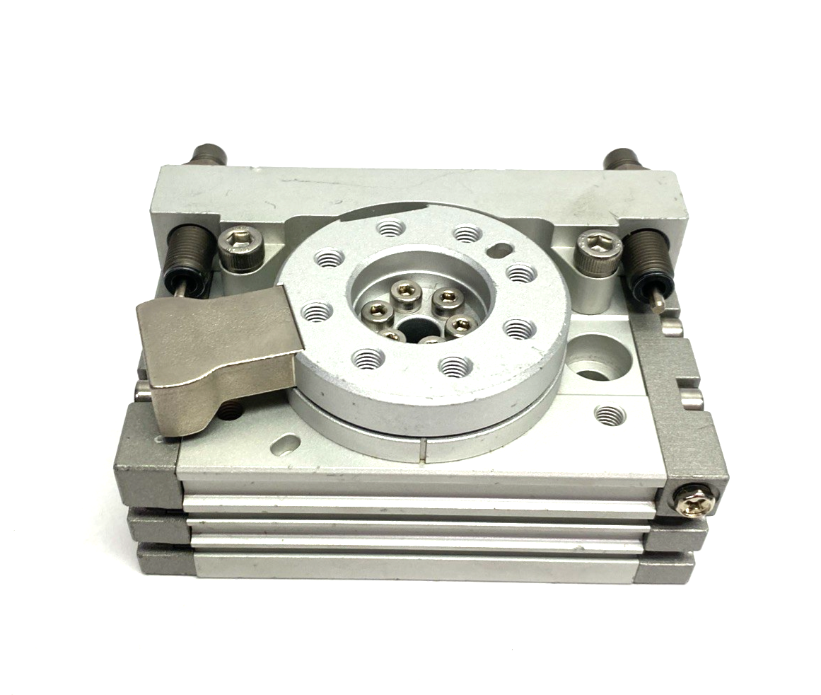 SMC MSQB20L2 Rotary Table Actuator Cylinder 20mm Size, 180-Deg - Maverick Industrial Sales