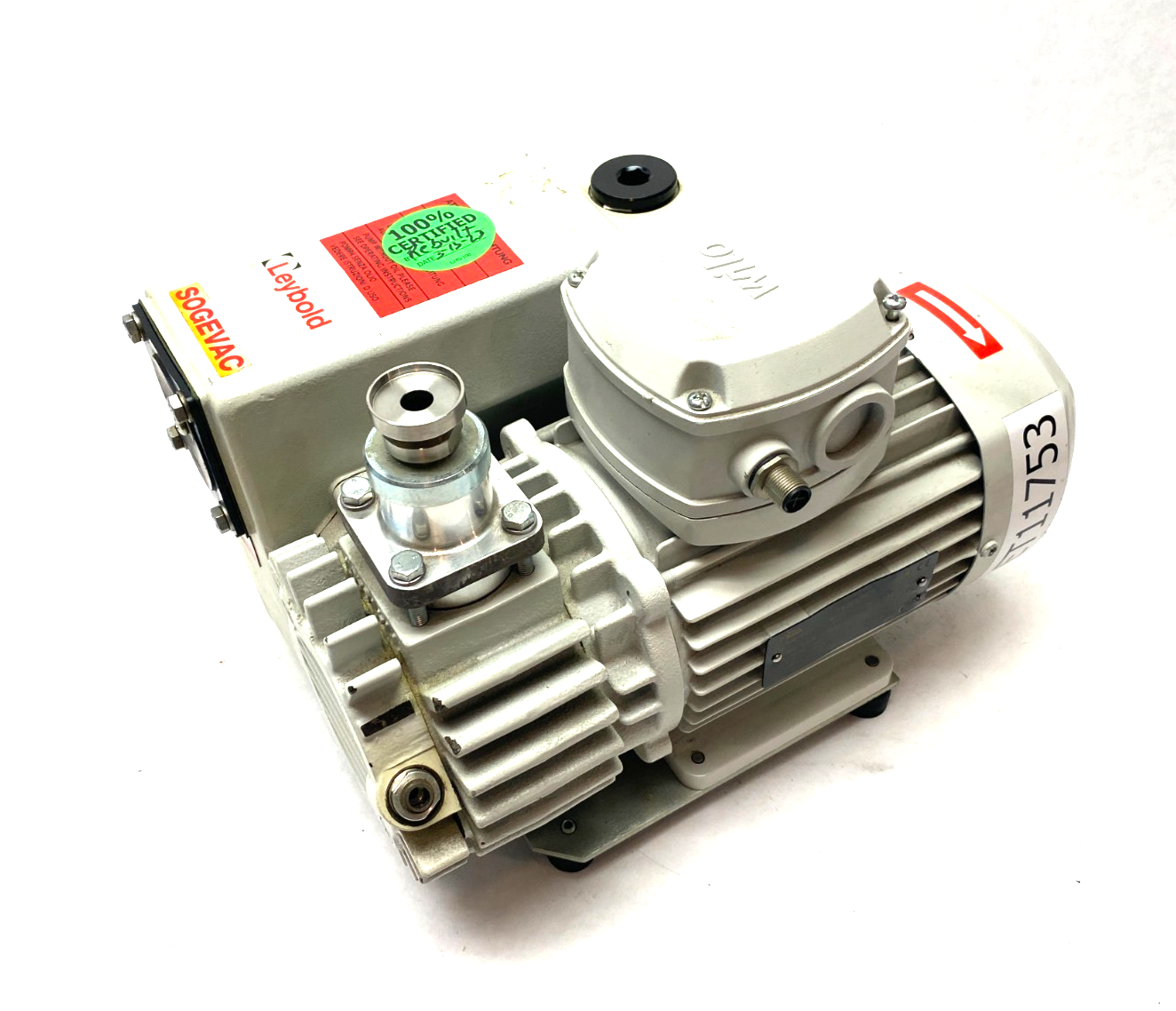 Leybold SV16B SOGEVAC Rotary Vane Vacuum Pump - Maverick Industrial Sales