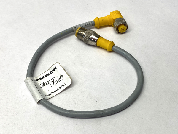 Turck WK 4.4T-0.3-RS 4.4T Double-Ended M12 M/F EuroFast Cordset U2441-13 - Maverick Industrial Sales