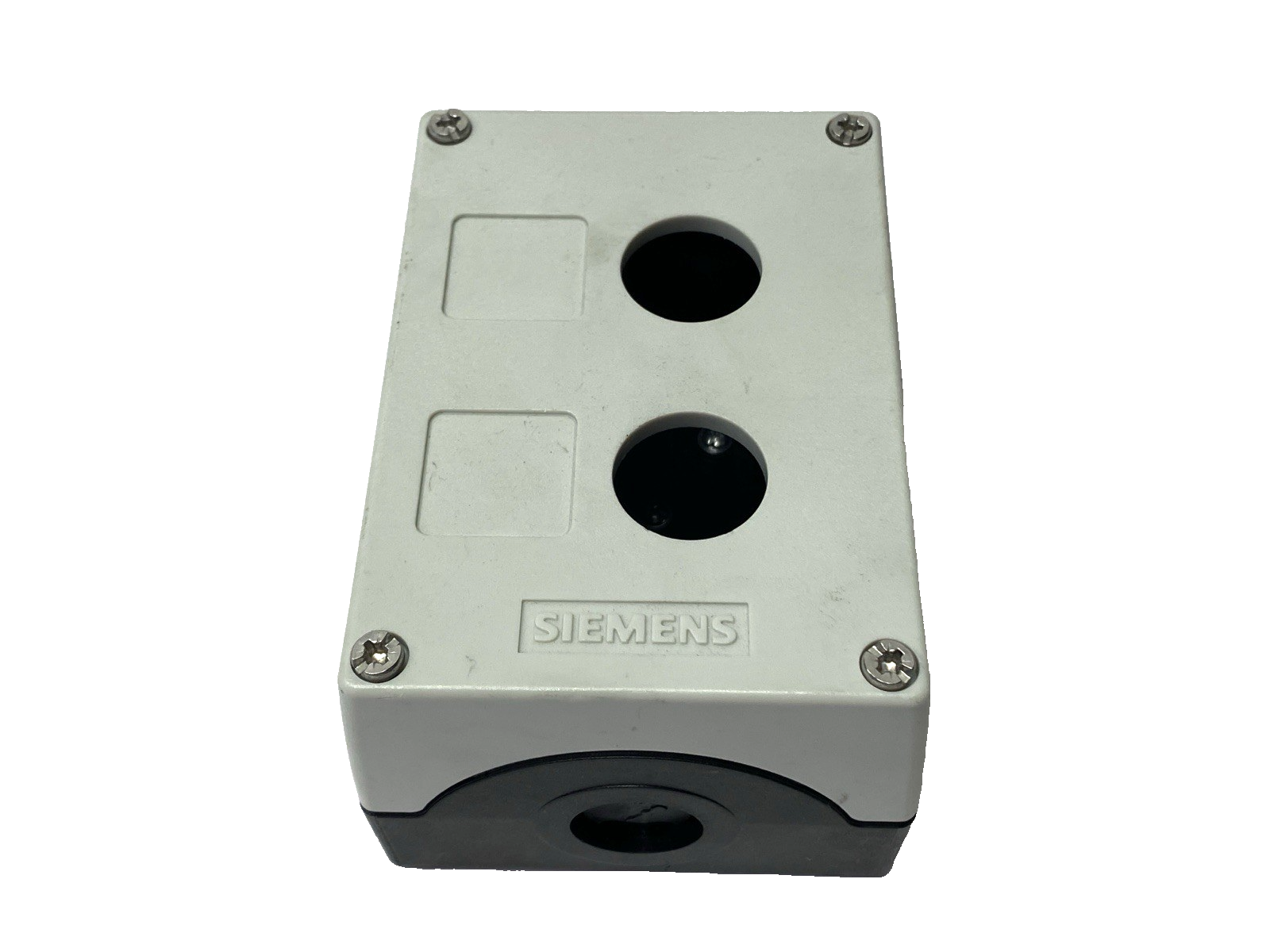 Siemens 3SU1802-0AA00-0AB1 Pushbutton Enclosure - Maverick Industrial Sales