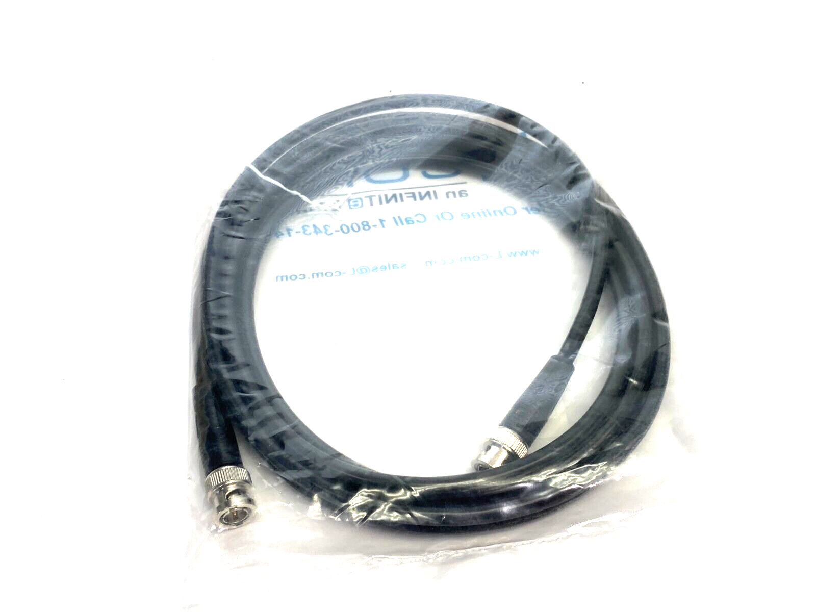L-Com CC59A-10 Coaxial Cable BNC Male/ Male 10' Length - Maverick Industrial Sales