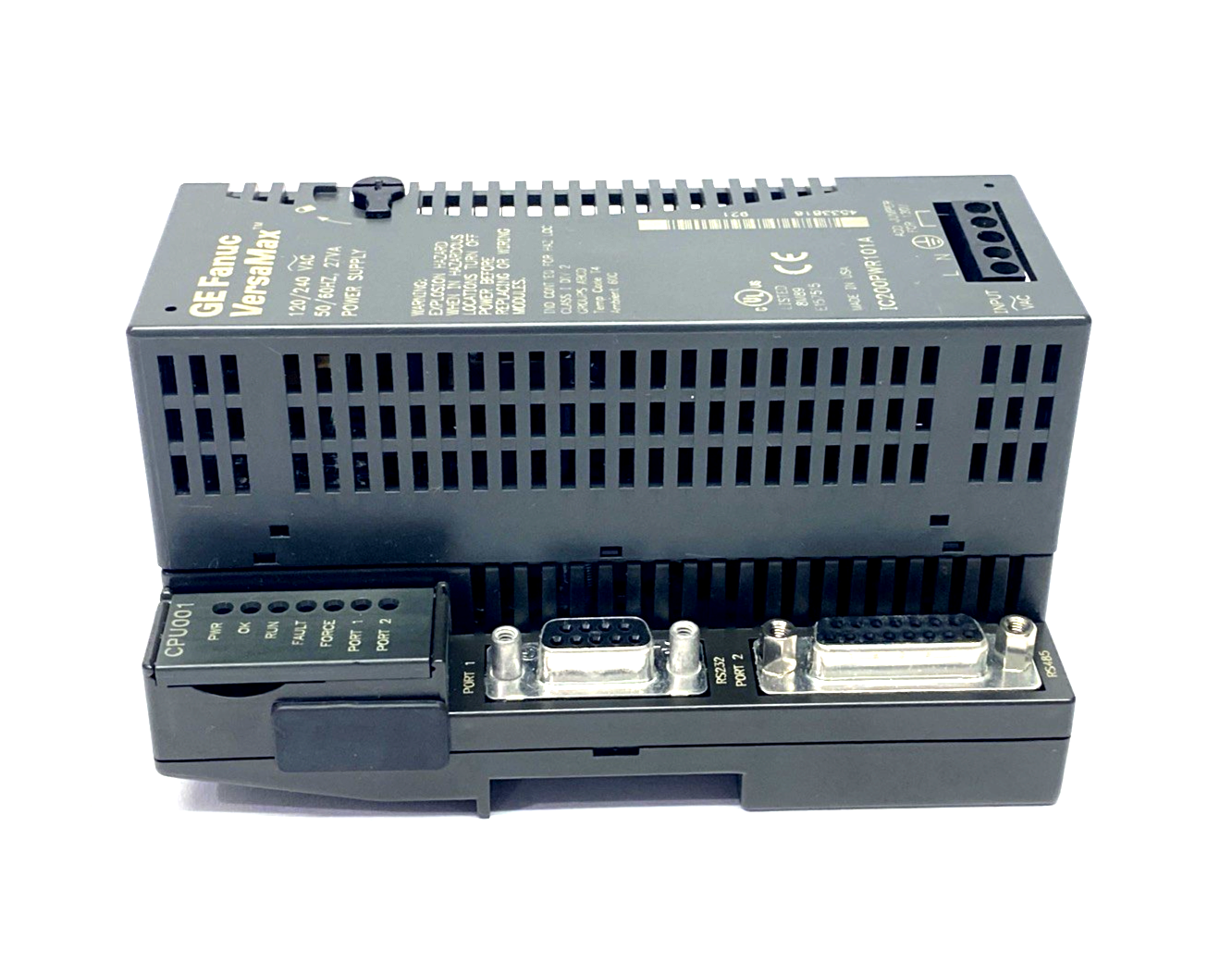 IC200PWR101A | GE Fanuc VersaMax Power Supply 120/240VAC - Used - Maverick Industrial Sales