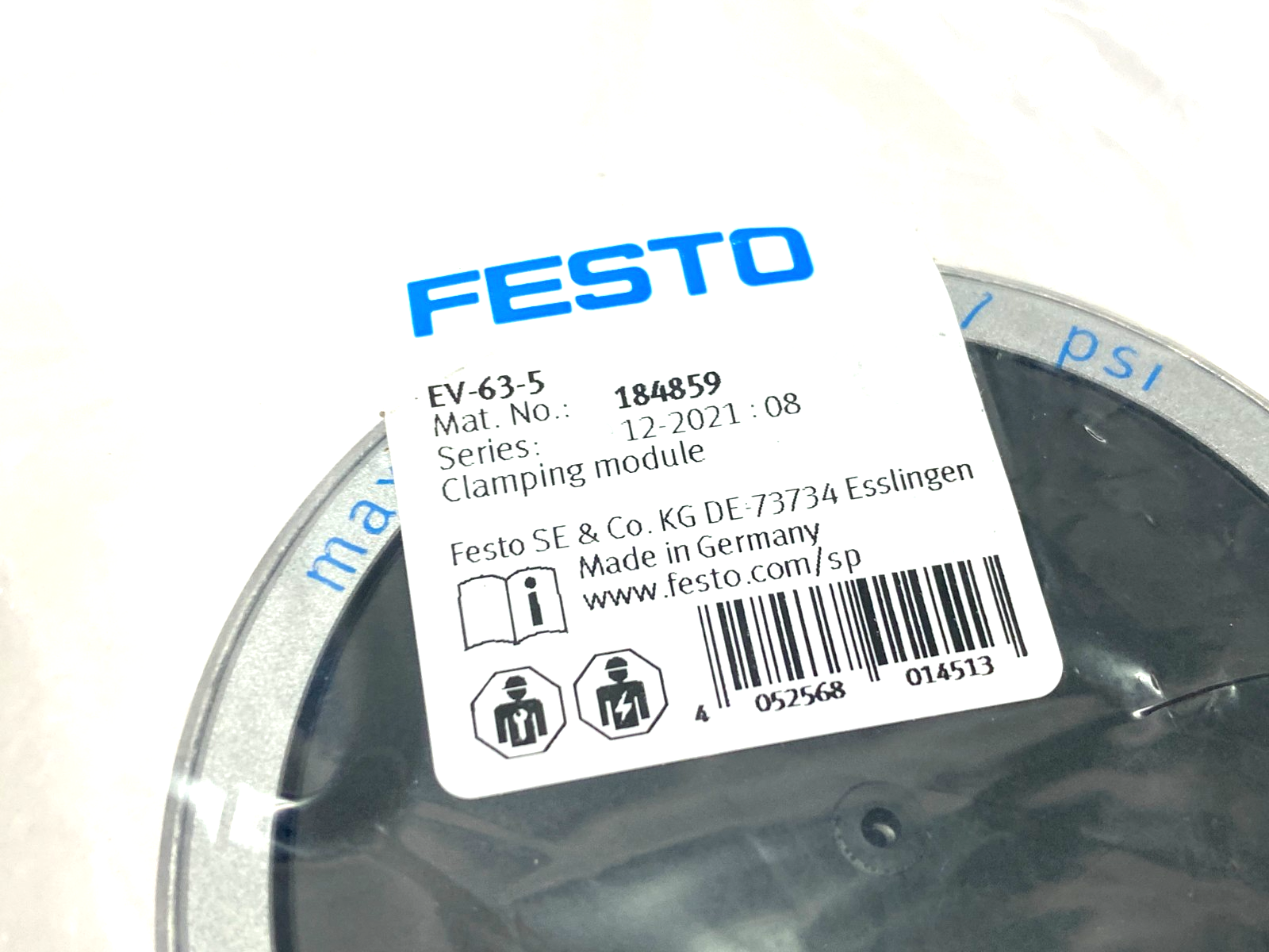 Festo EV-63-5 Clamping Module 184859 - Maverick Industrial Sales