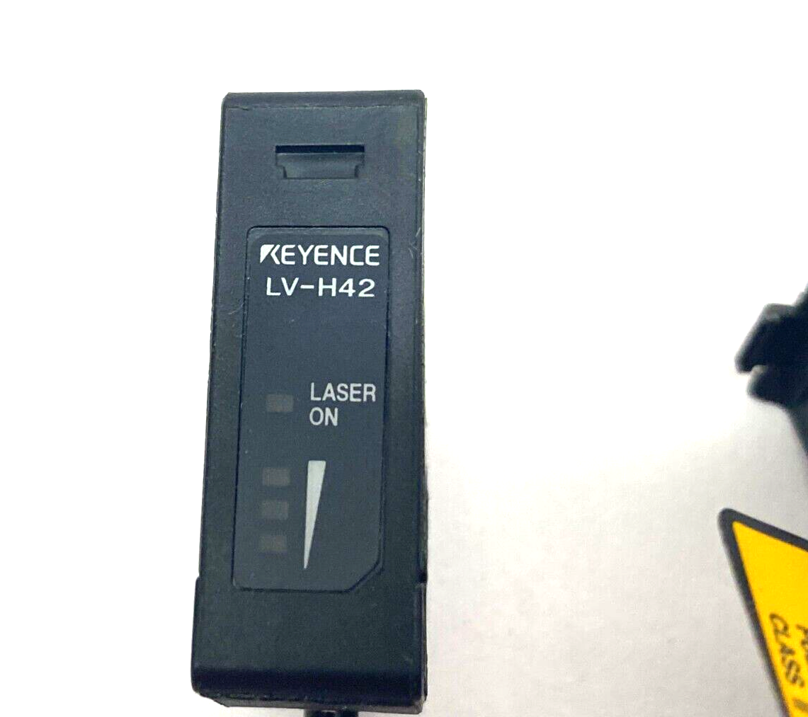 Keyence LV-H42 Long Distance Area-Type Reflective Laser Sensor 660 nm Wavelength - Maverick Industrial Sales