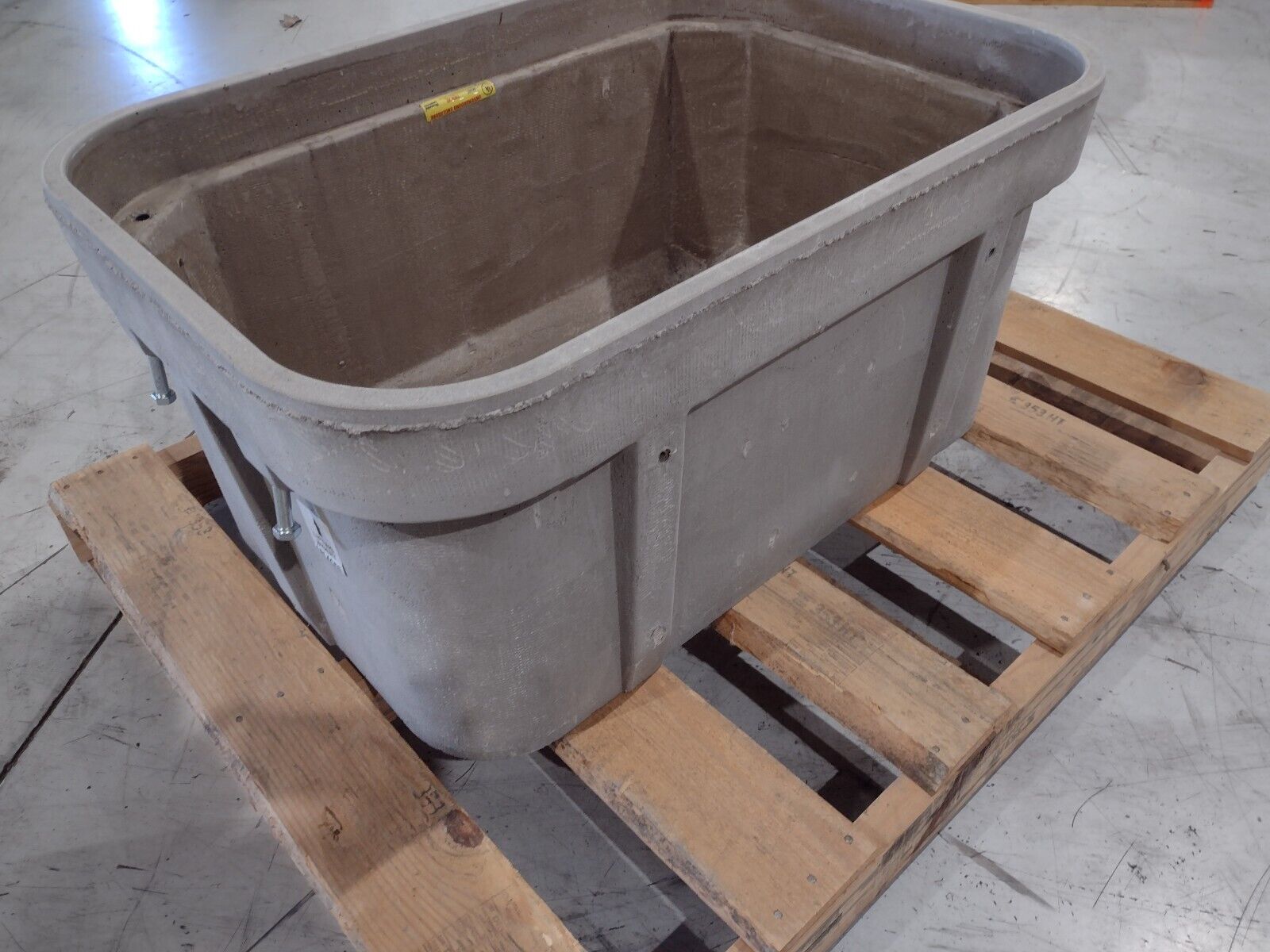 Quazite PG2436BA18 24 x 36 x 18 in Poly Concrete 22-Tier Box with PG2436HA0009A - Maverick Industrial Sales