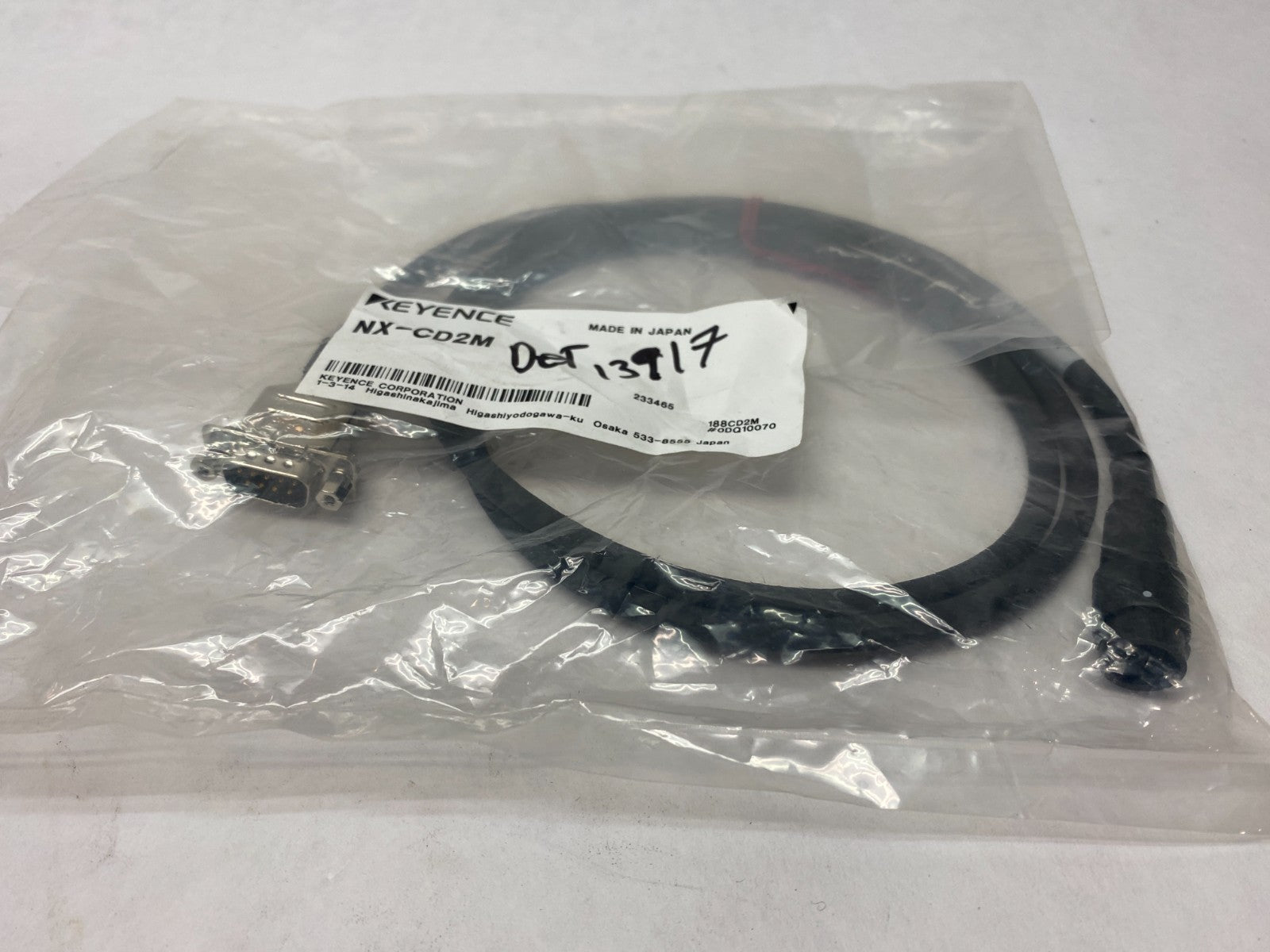 Keyence NX-CD2M Network Controller Conversion Cable Round Connector - Maverick Industrial Sales