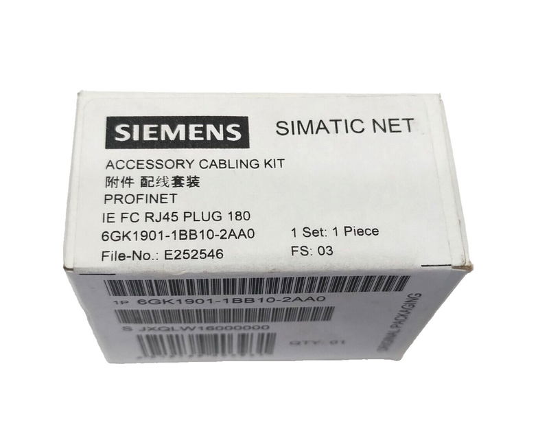 Siemens 6GK1901-1BB10-2AA0 Industrial Ethernet FastConnect RJ45 Plug 180 2x 2 - Maverick Industrial Sales