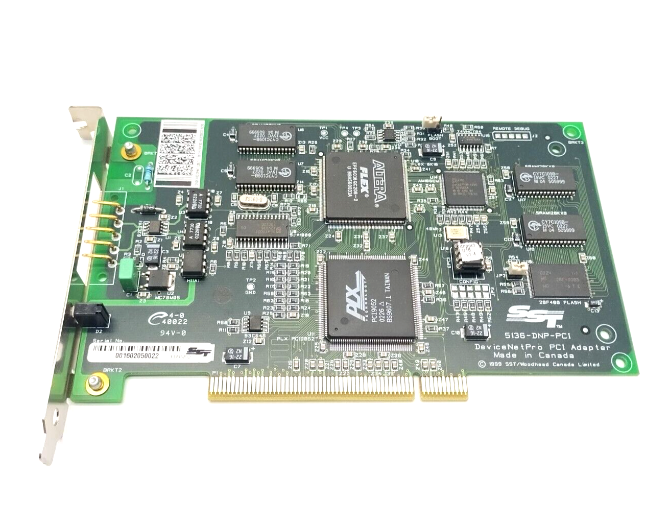 SST 5136-DNP-PCI DeviceNetPro PCI Adapter Interface Card 490-1297 PCB Rev 1.21 - Maverick Industrial Sales