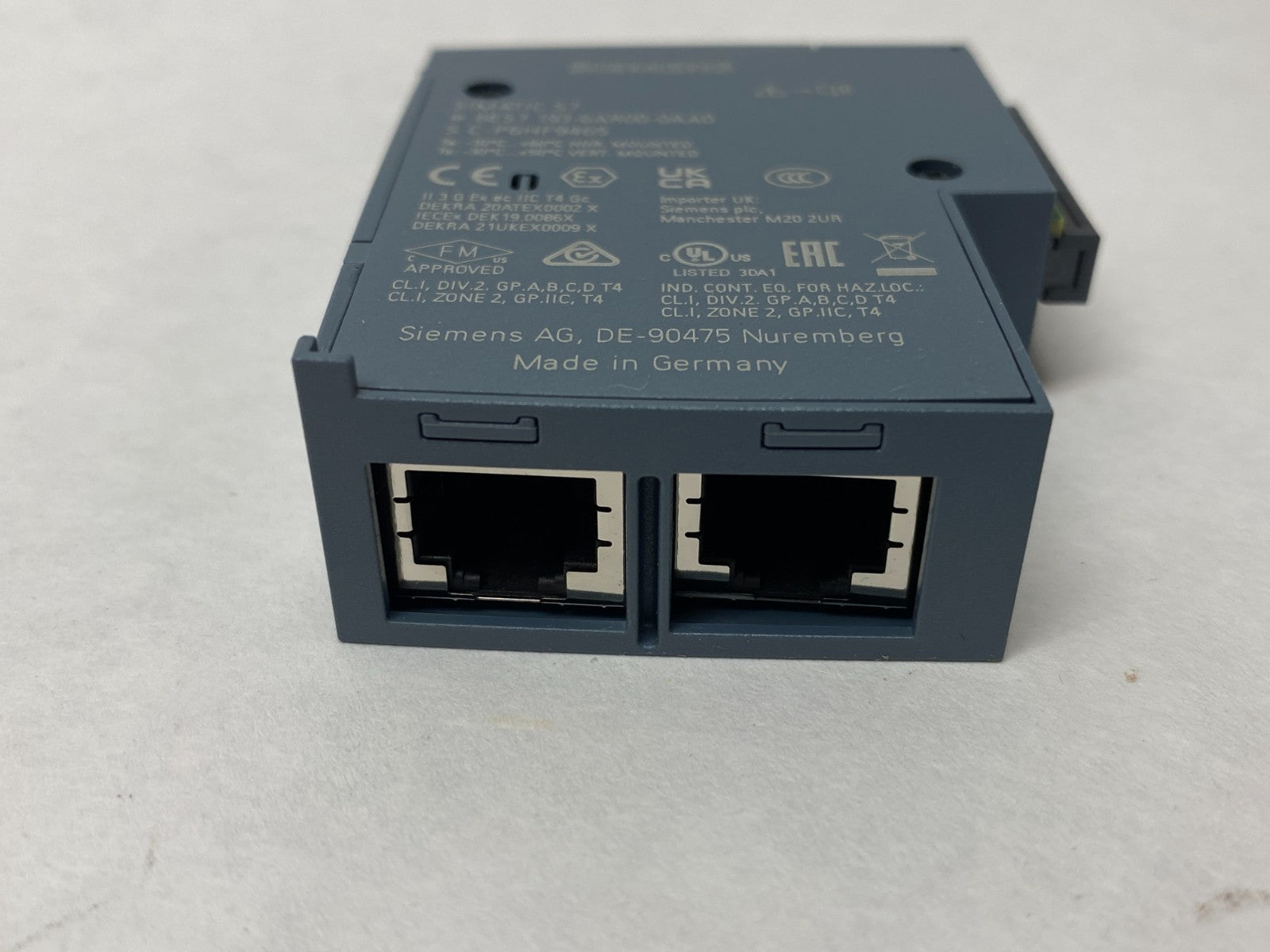 Siemens 6ES7193-6AR00-0AA0 SIMATIC ET 200SP Bus Adapter Module BA 2xRJ45 - Maverick Industrial Sales