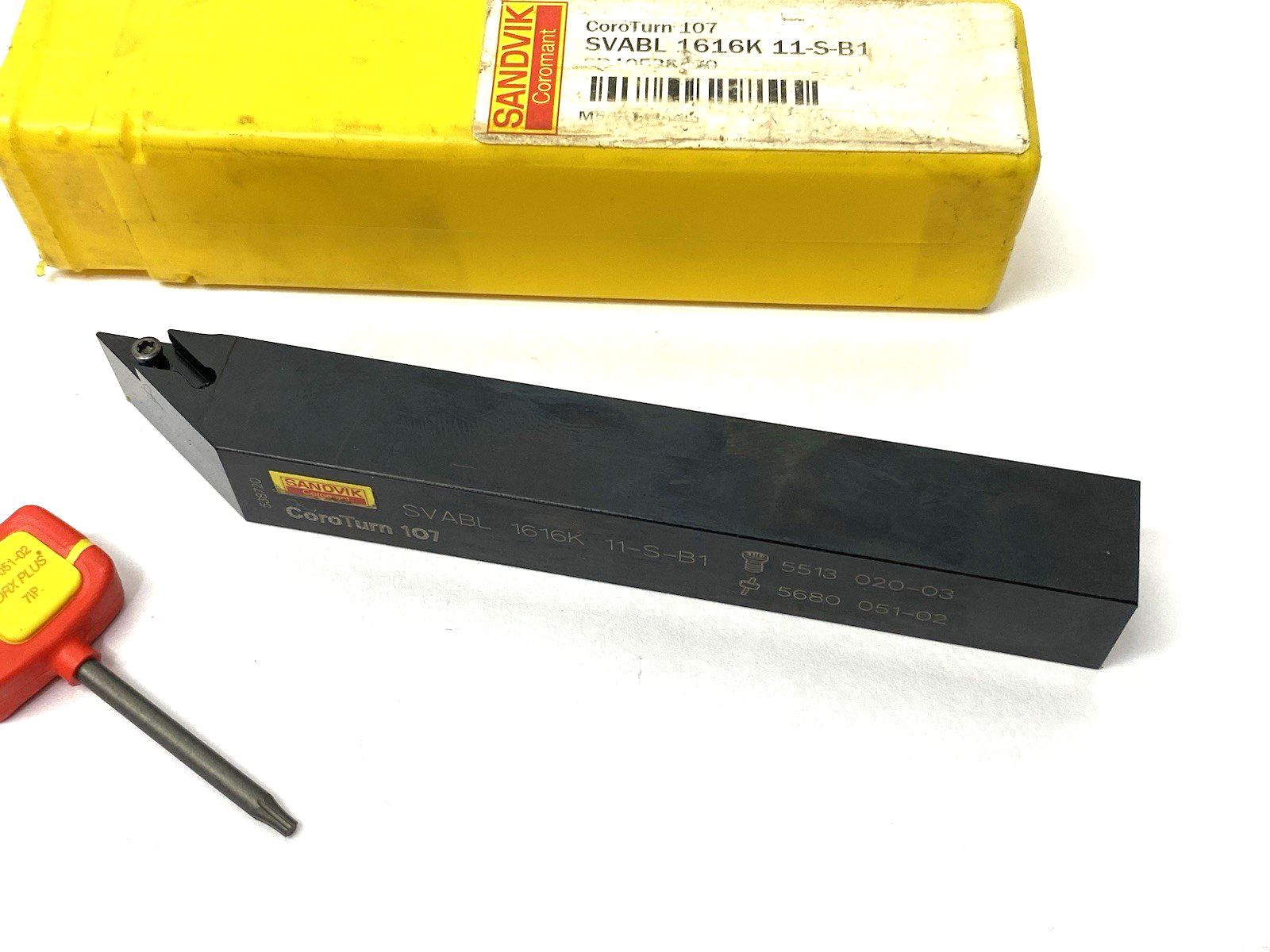 | Sandvik Coromant VABL 1616K 11-S-B1 CoroTurn® 107 Shank Tool for Turning 5751408 - New – Open box - Maverick Industrial Sales
