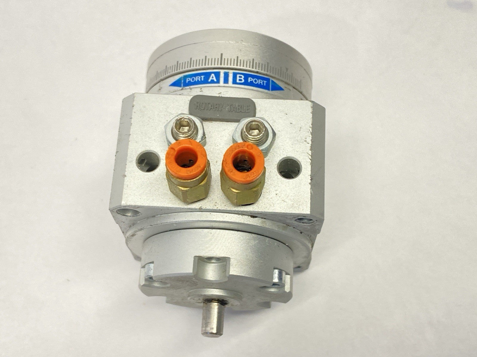 MSUB3-180S | SMC Pneumatic Rotary Actuator With Table 180 Degrees - Used - Maverick Industrial Sales