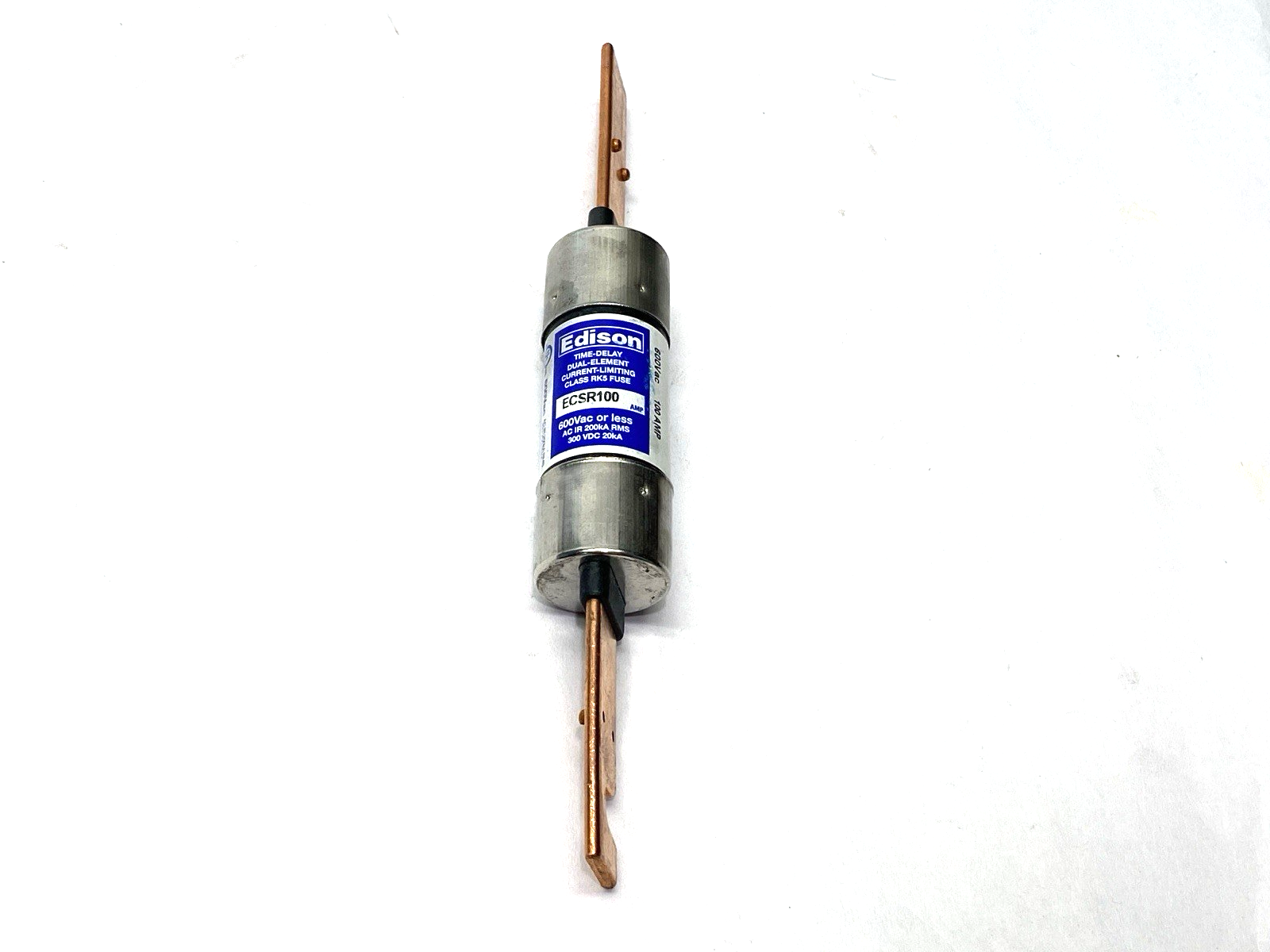 Edison ECSR100 Time Delay Dual Element Fuse Class RK5 600VAC 100A - Maverick Industrial Sales