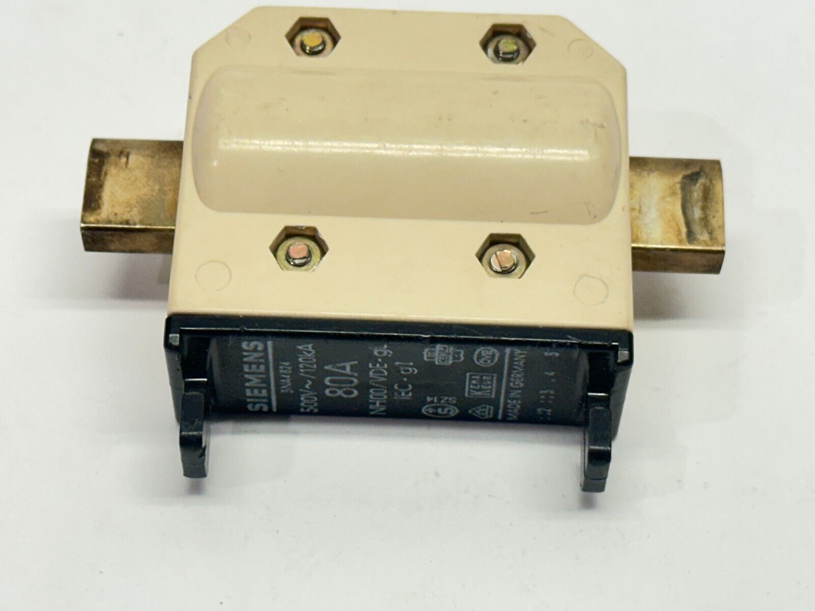 Siemens 3NA4824 Fuse Link NH00-VDE-GL IEC-GI 80A 500V 120kA - Maverick Industrial Sales