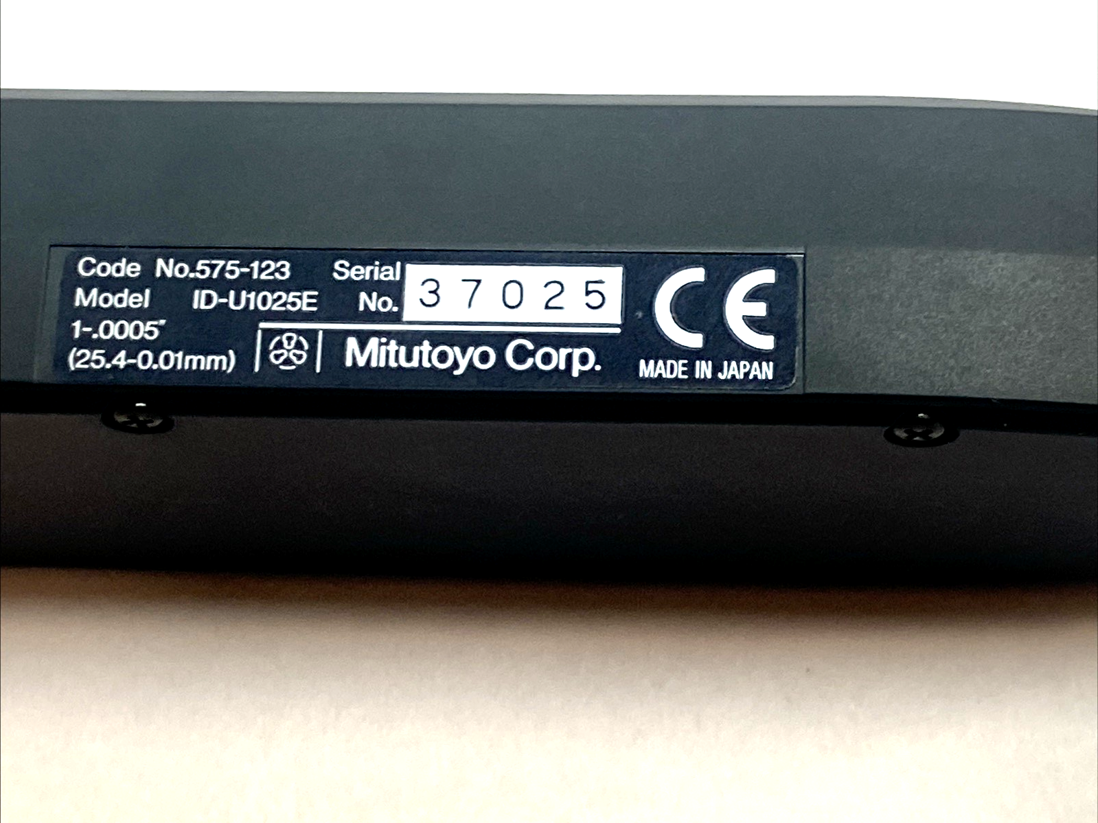 | Mitutoyo ID-U1025E Absolute Digital Indicator 575-123 - For parts or not working - Maverick Industrial Sales