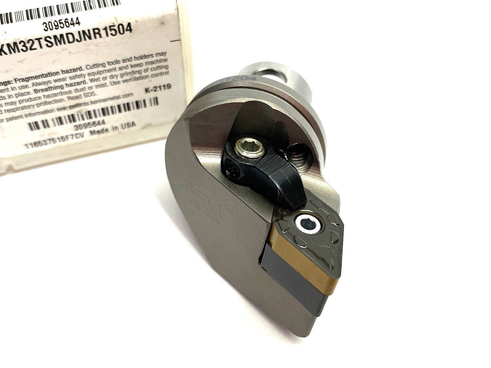 3095644 | Kennametal Kenloc™ MDJN 93° Cutting Units (M-Clamping) KM32TSMDJNR1504 - New – Open box - Maverick Industrial Sales