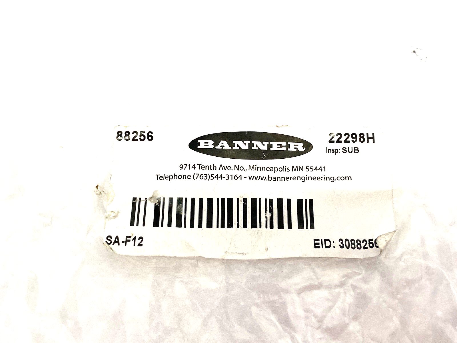 SA-F12 | Banner Engineering Mounting Base, 70mm Diameter, 1/2" NPSM, 88256 - New Other - Maverick Industrial Sales