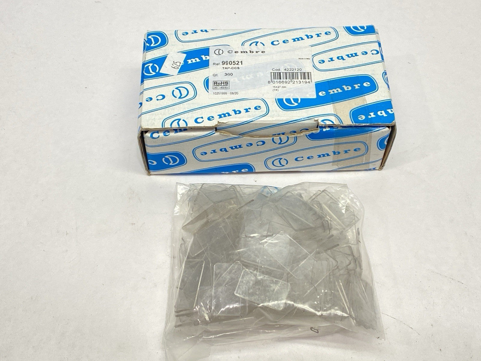 Cembre 990521 Legend Protection Plate TAP-CC QTY OF 247 - Maverick Industrial Sales