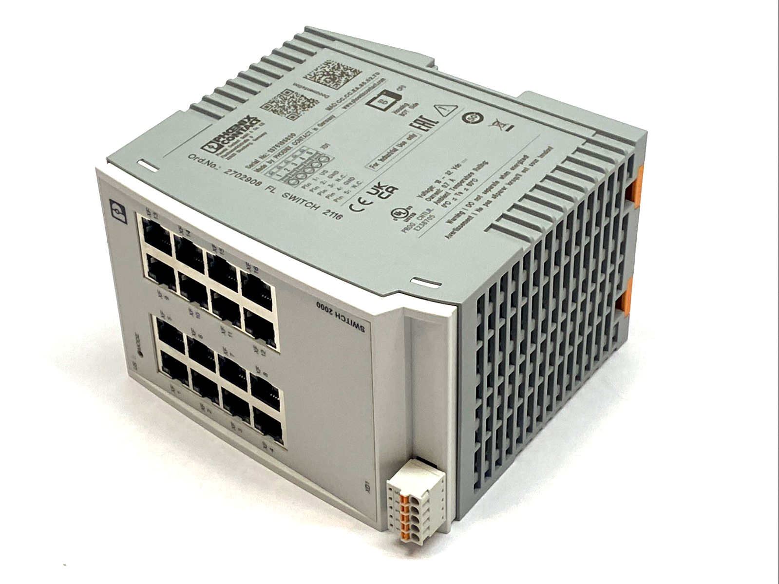 2702908 | Phoenix Contact Managed Ethernet Switch 16-Port FL Switch 2116 - Used - Maverick Industrial Sales