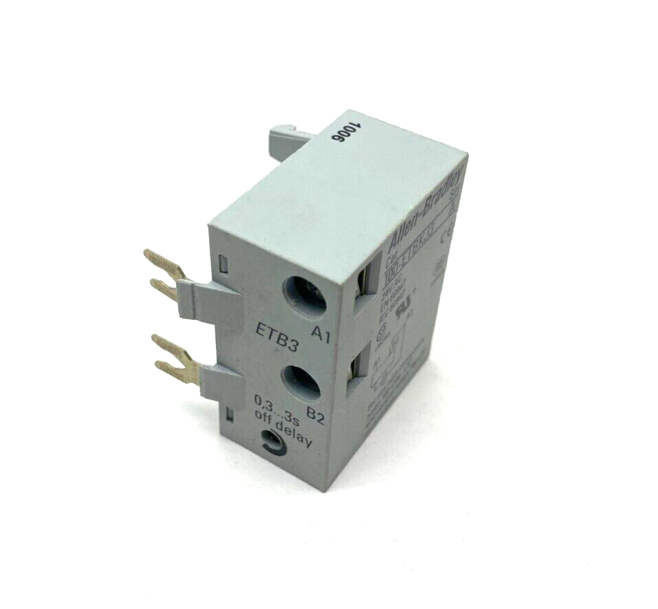 Allen Bradley 100-ETBKJ3 Ser. A Electronic Timing Contact Module - Maverick Industrial Sales