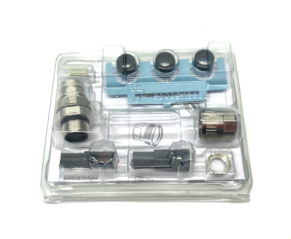 21038812425 | Harting Cable Connector PFT Slim Design female D-coded M12 Crimp - New - Maverick Industrial Sales