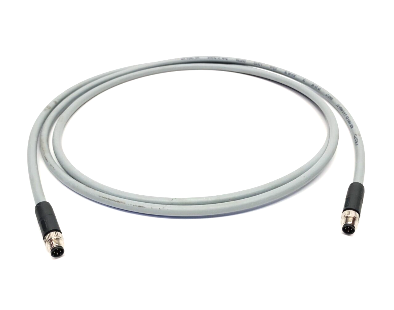 Festo NEBC-D8G4-ES-2-N-S-D8G4-ET Connecting Cable Male M8 4-Pin 2m 8065127 - Maverick Industrial Sales