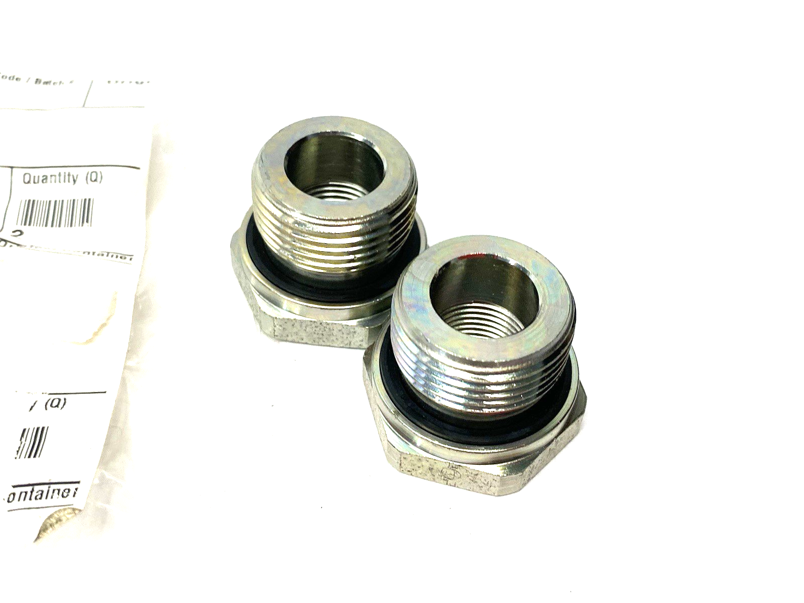 RI3/4EDX3/8CF | Parker Ermeto DIN Reducer Plug BSPP Steel LOT OF 2 - New – Open box - Maverick Industrial Sales