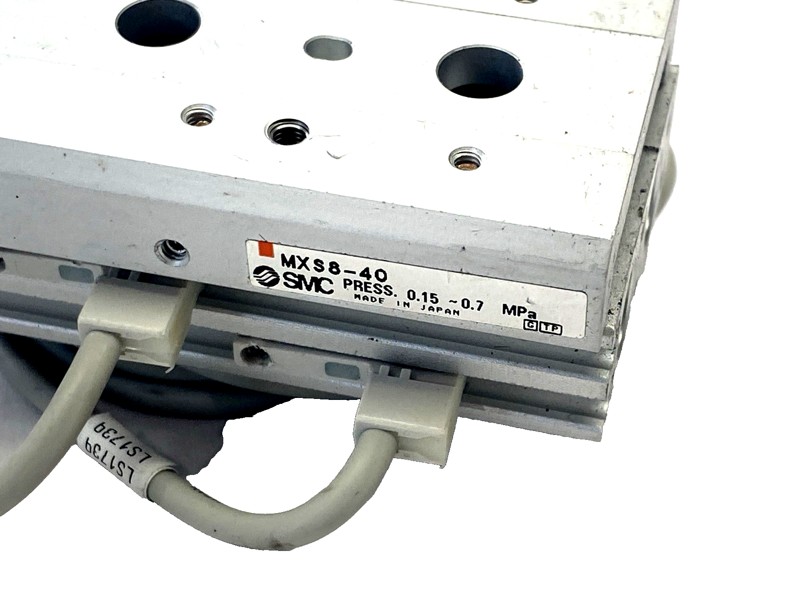 SMC MXS8-40 Pneumatic Slide Table/Guided Cylinder 8mm Bore 40mm Stroke - Maverick Industrial Sales