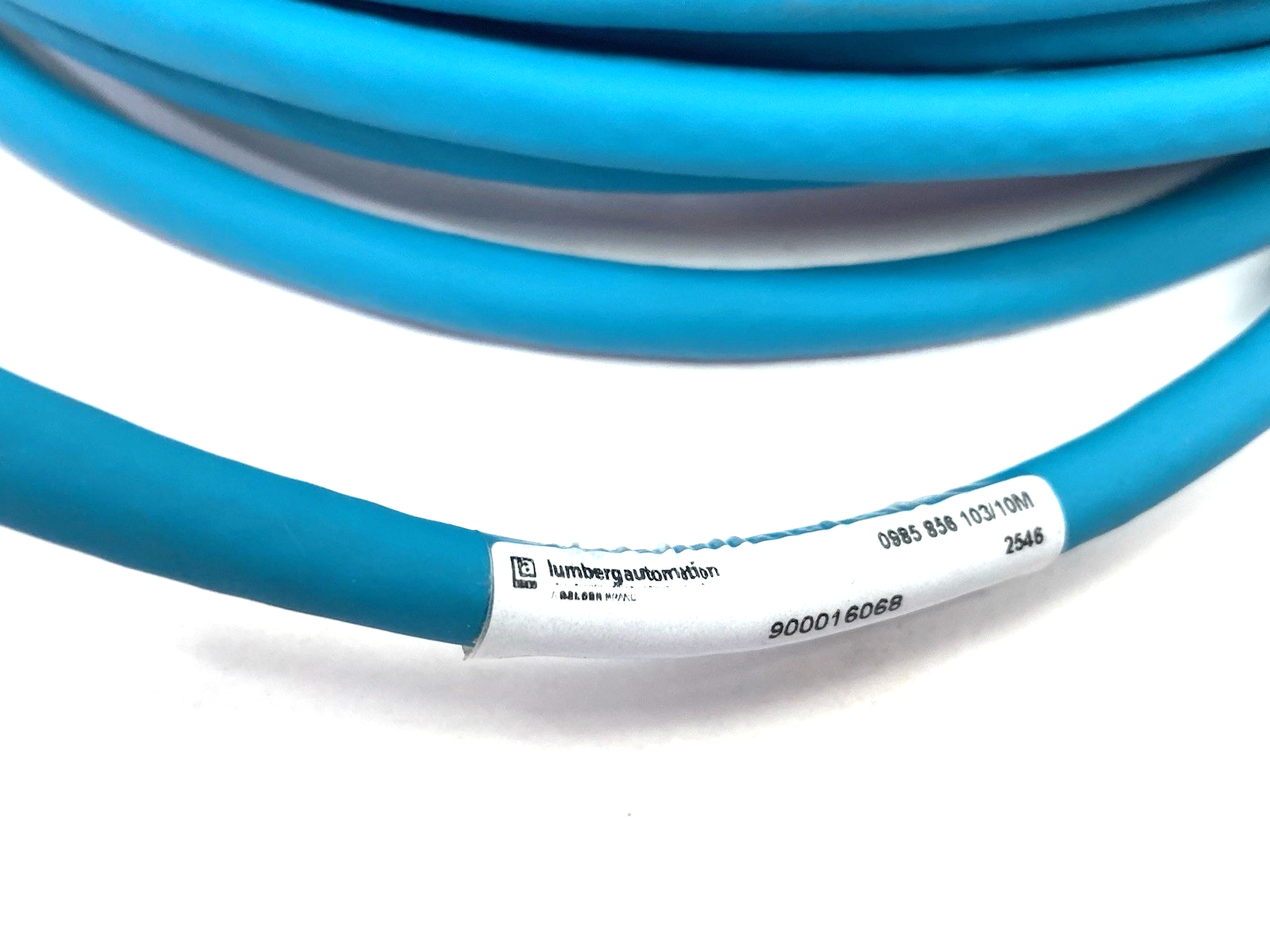 900016068 | Lumberg Automation Double Ended Ethernet Cordset 0985 856 103/10M - New – Open box - Maverick Industrial Sales