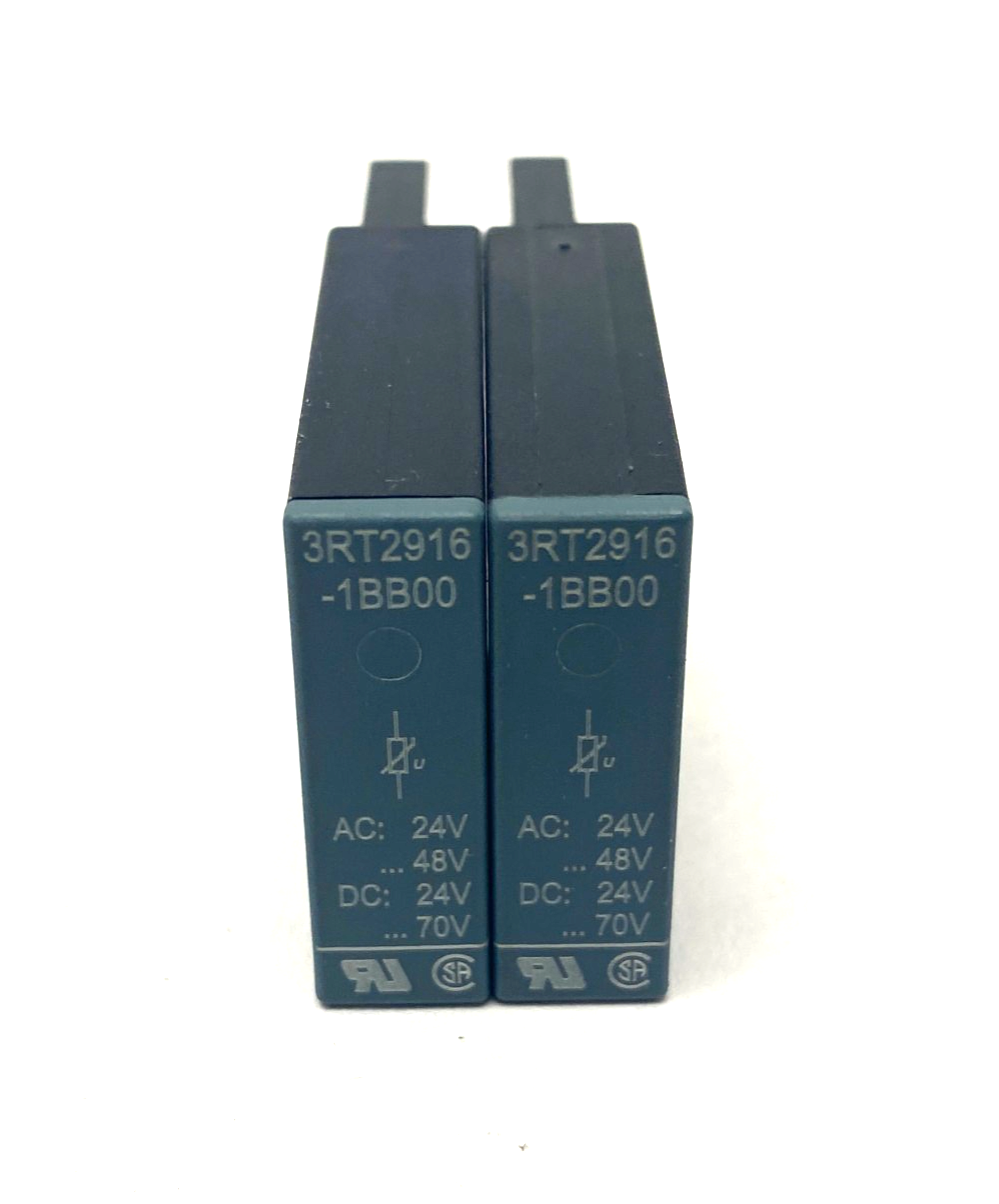 Siemens 3RT2916-1BB00 Surge Suppressor Varistor LOT OF 2 - Maverick Industrial Sales