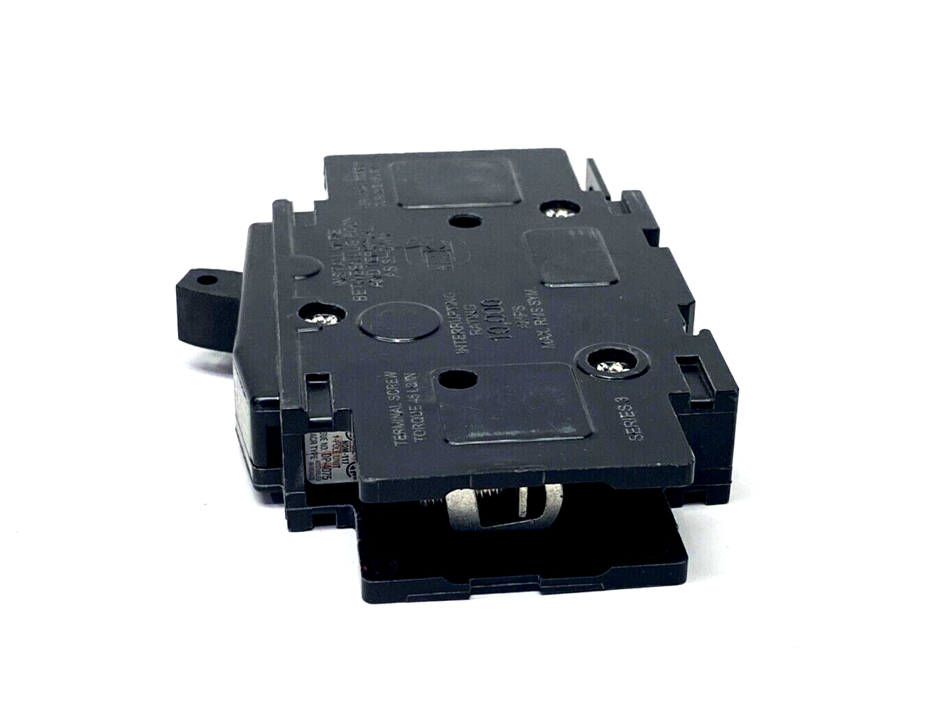 Square D QOU110 Mini Circuit Breaker 10A 1P 120/240VAC 10kA, DIN Rail, LOT OF 2 - Maverick Industrial Sales