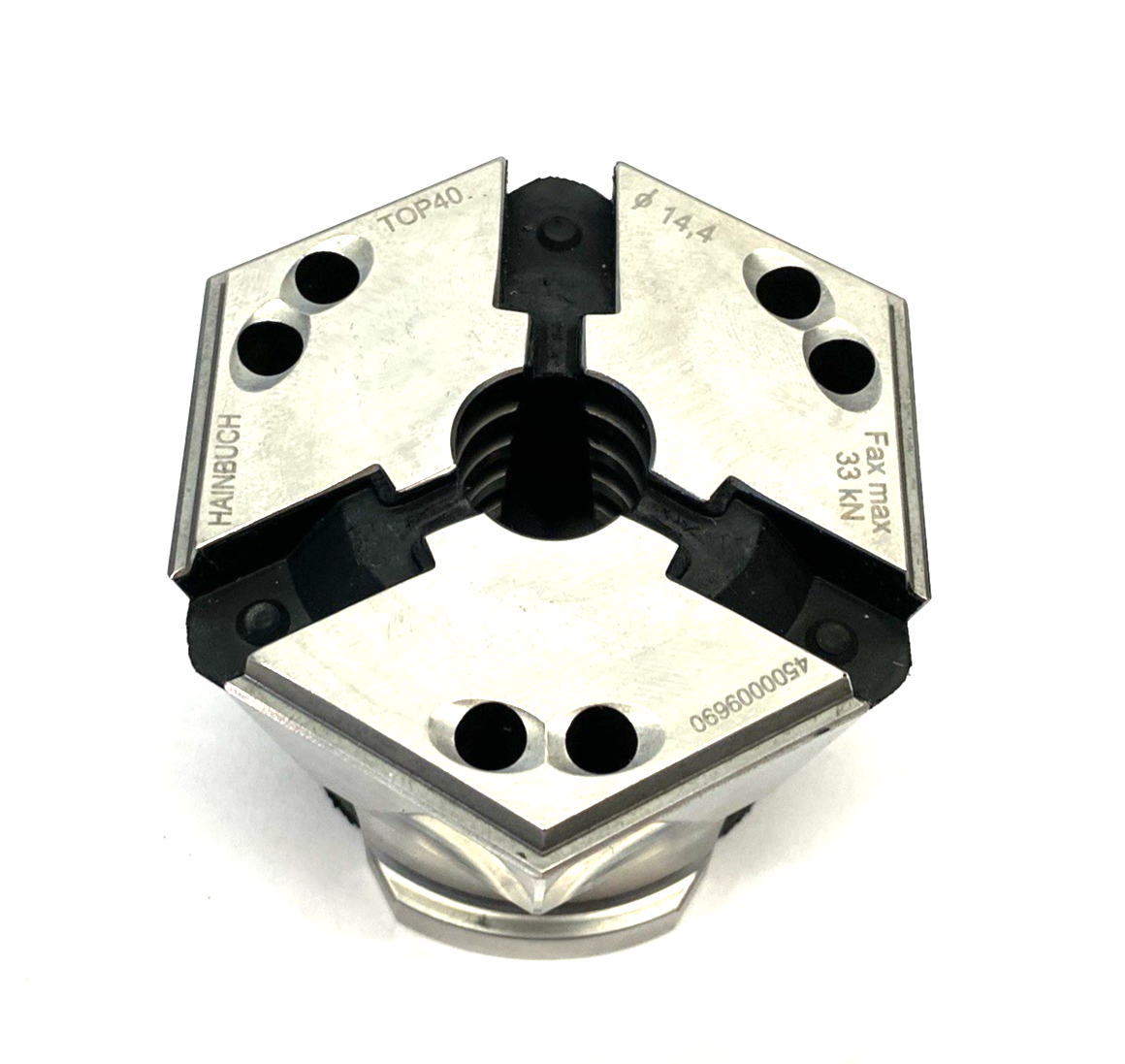 4500009690 | Hainbuch Clamping Unit TOP 40 Round Profile 14,4mm Diameter - Used - Maverick Industrial Sales
