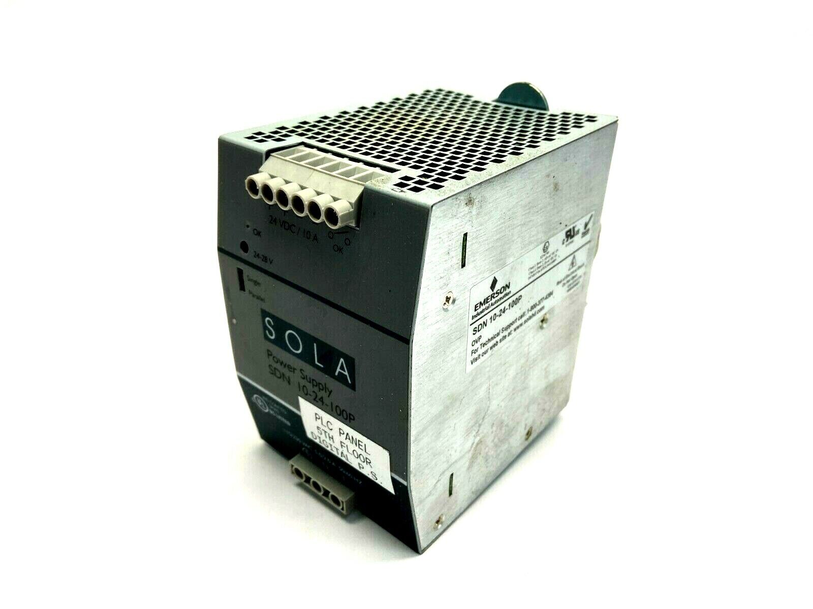 Sola SDN 10-24-100P Power Supply - Maverick Industrial Sales
