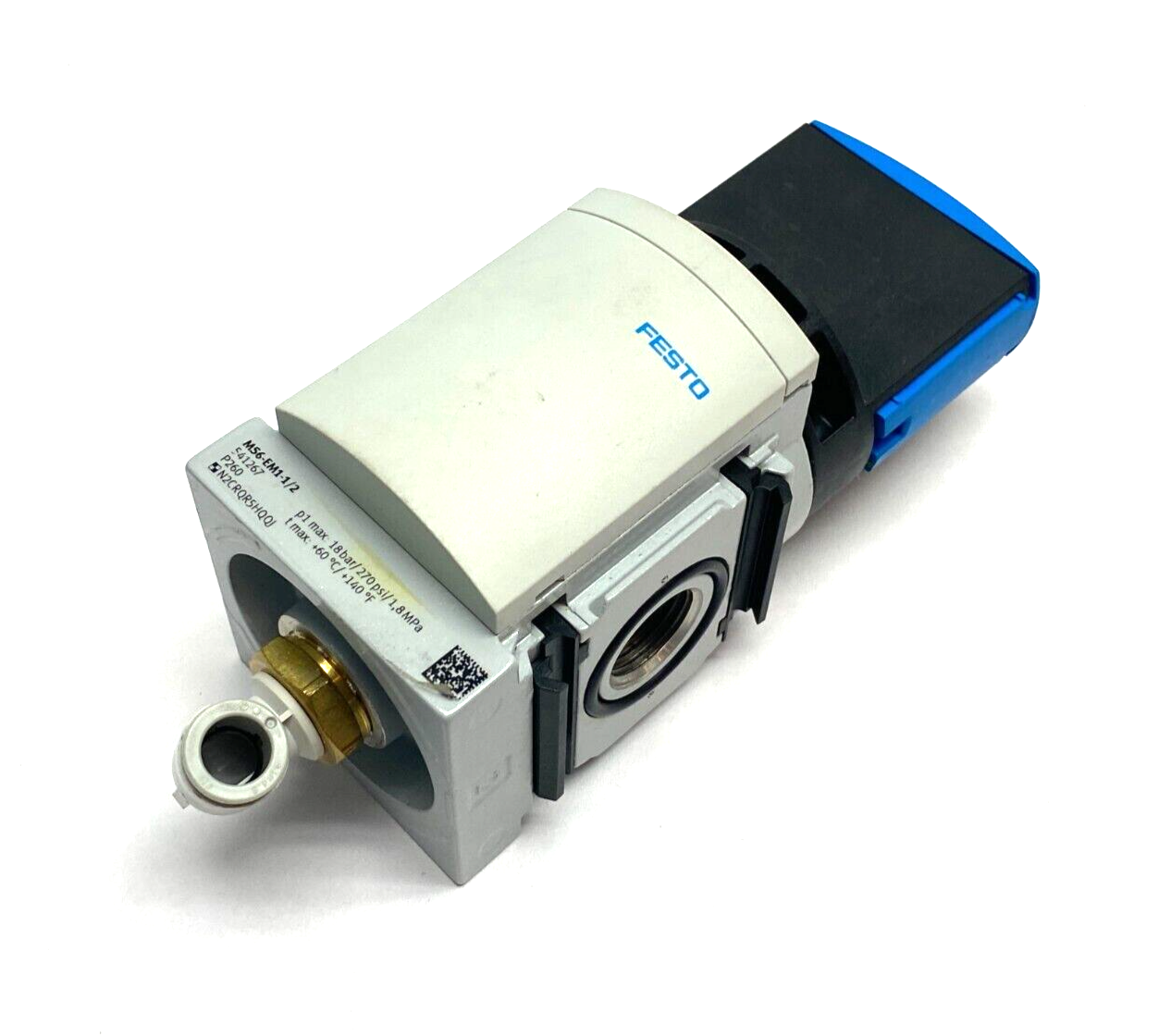 Festo MS6-EM1-1/2 Shut Off Valve 1/2" NPT Ports 541267 - Maverick Industrial Sales