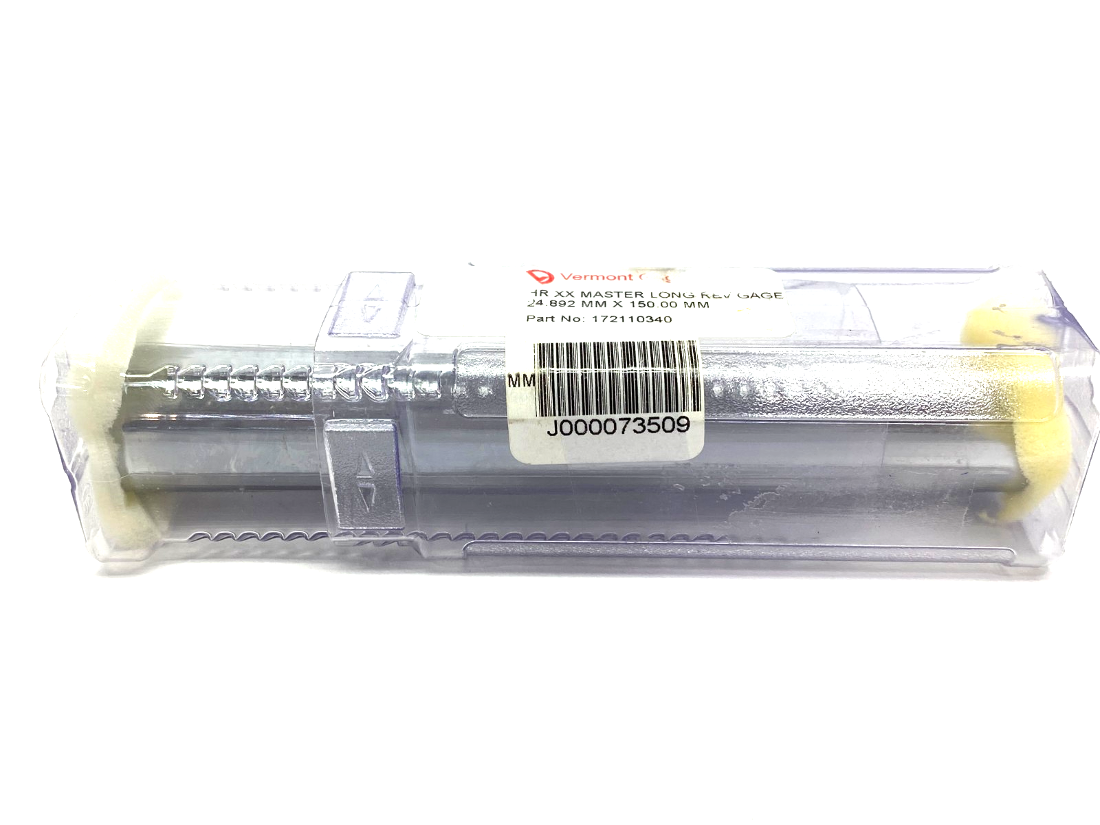Vermont Gage 172110340 CHR XX Reversible Long Master Gage 24.892mm x 150.00mm - Maverick Industrial Sales