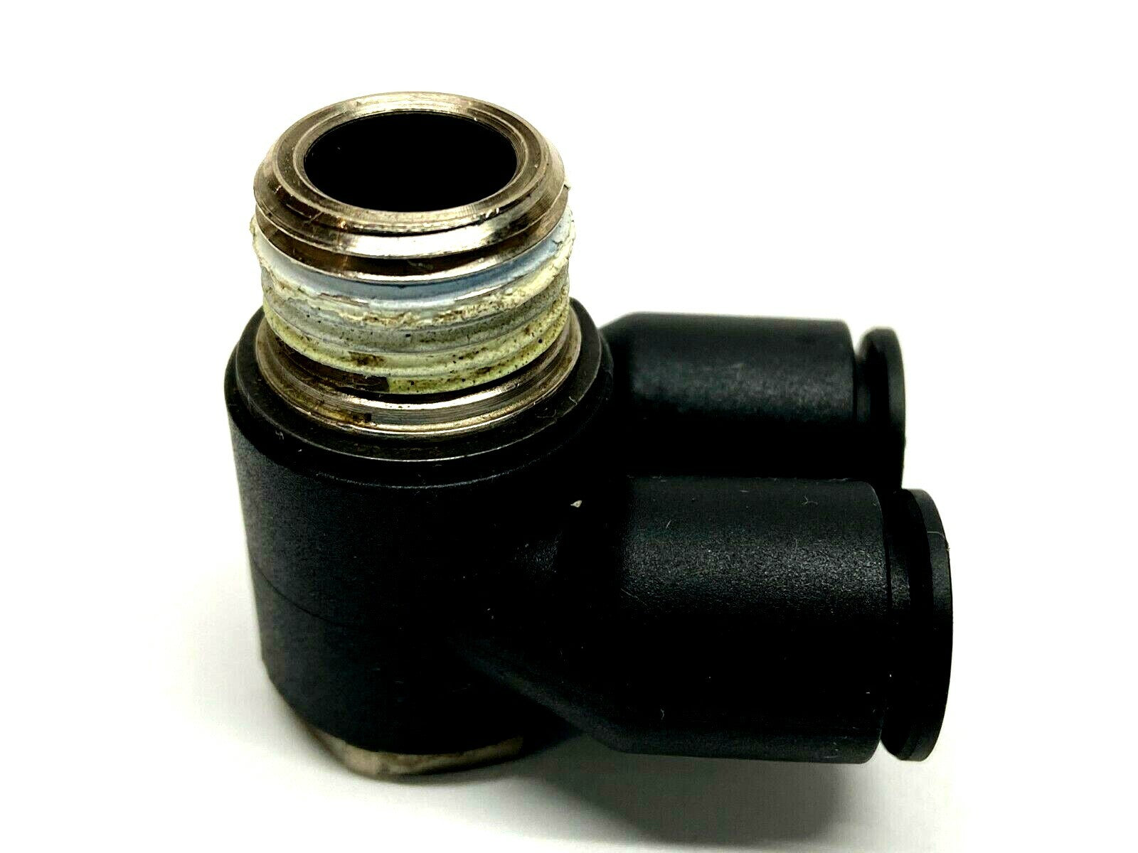 Legris Twin Banjo Push Fitting 3/8" Tube x 3/8" MNPT - Maverick Industrial Sales