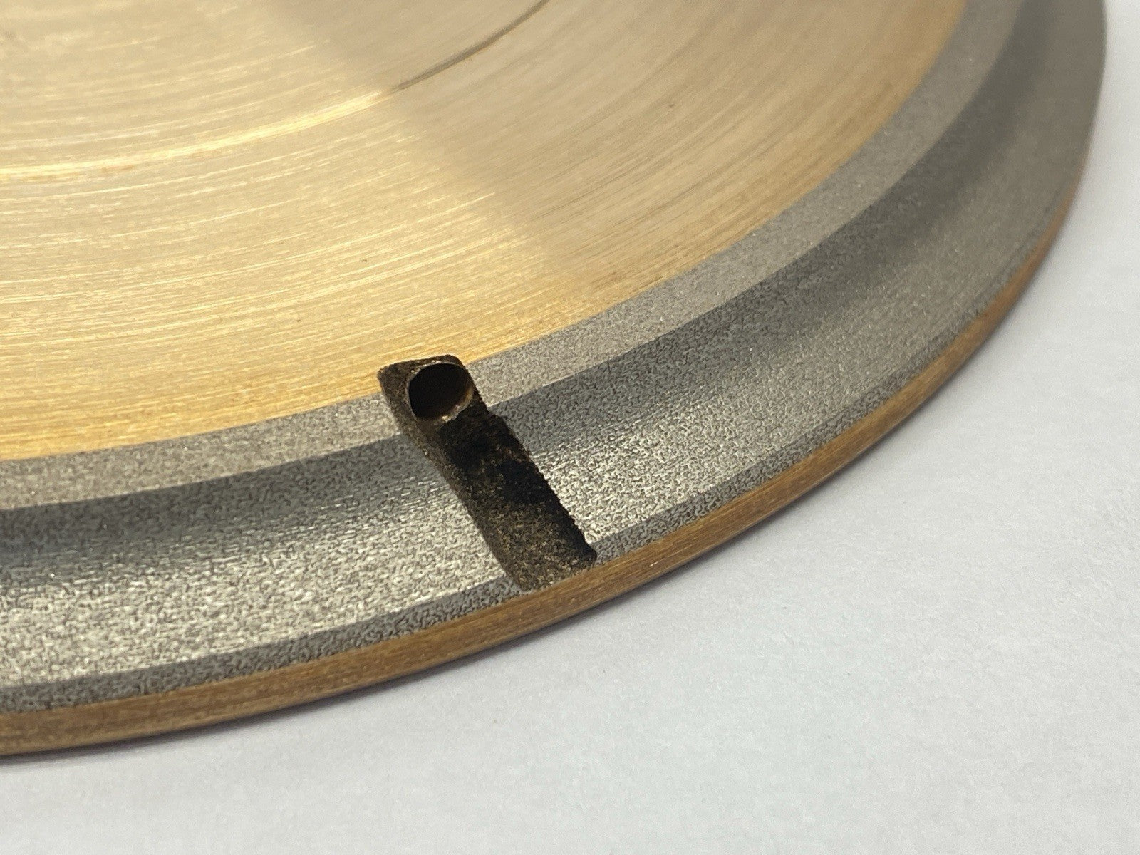 ADI VB17241 Diamond Profile Wheel 130mm Diameter For 3mm Glass 22mm Bore - Maverick Industrial Sales