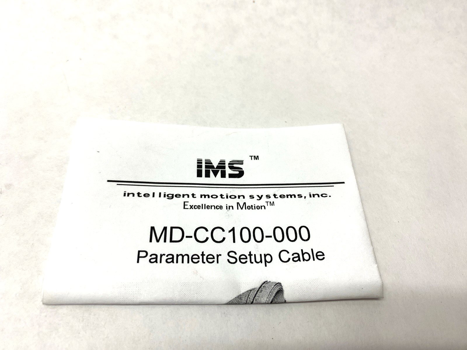 IMS MD-CC100-000 Parameter Setup Cable H-MD-Cable Rev B - Maverick Industrial Sales