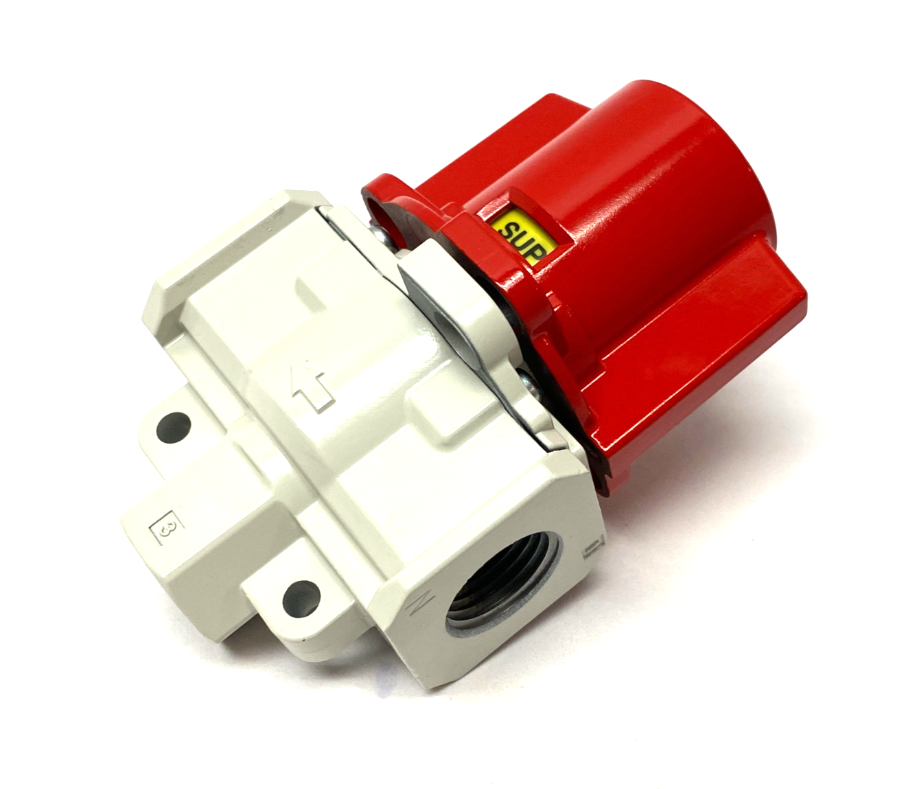 SMC VHS40-N04B-Z Manual Lockout Relief Valve, Single-Act, 3-Port - Maverick Industrial Sales
