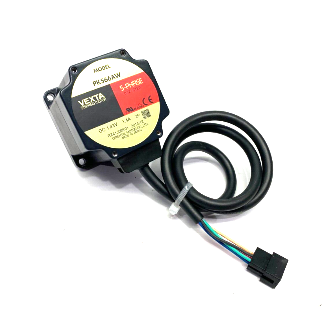 Oriental Motor PK566AW Vexta Stepping Motor 5-Phase 0.72 Degree Step 1.43VDC - Maverick Industrial Sales