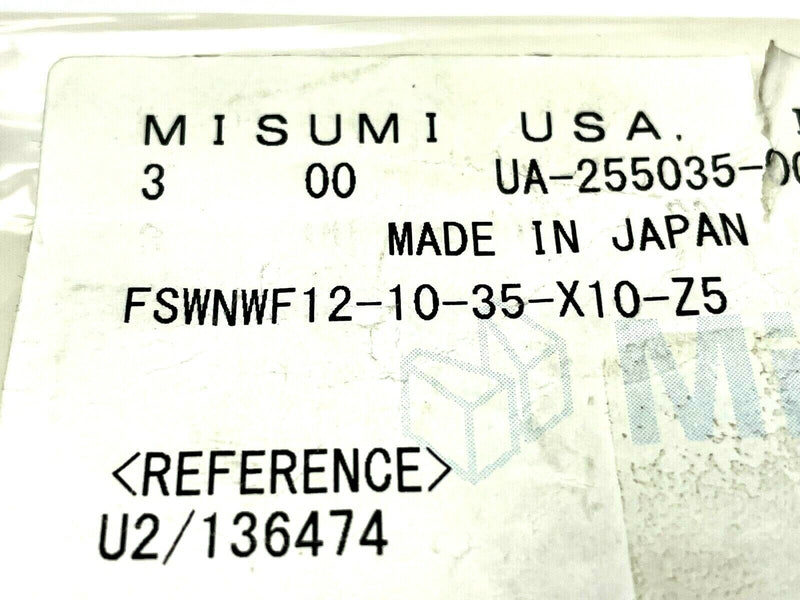 MiSUMi FSWNWF12-10-35-X10-Z5 Flat Stopper - Maverick Industrial Sales