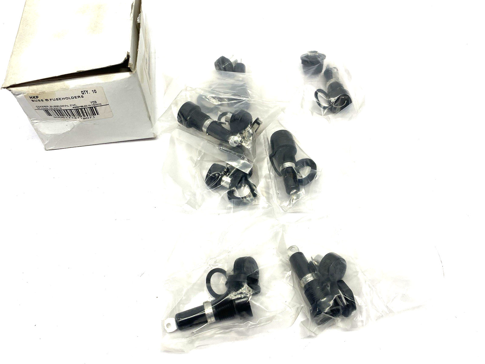 Cooper Bussmann HKP Panel Mount Buss Fuseholders BOX OF 7 - Maverick Industrial Sales