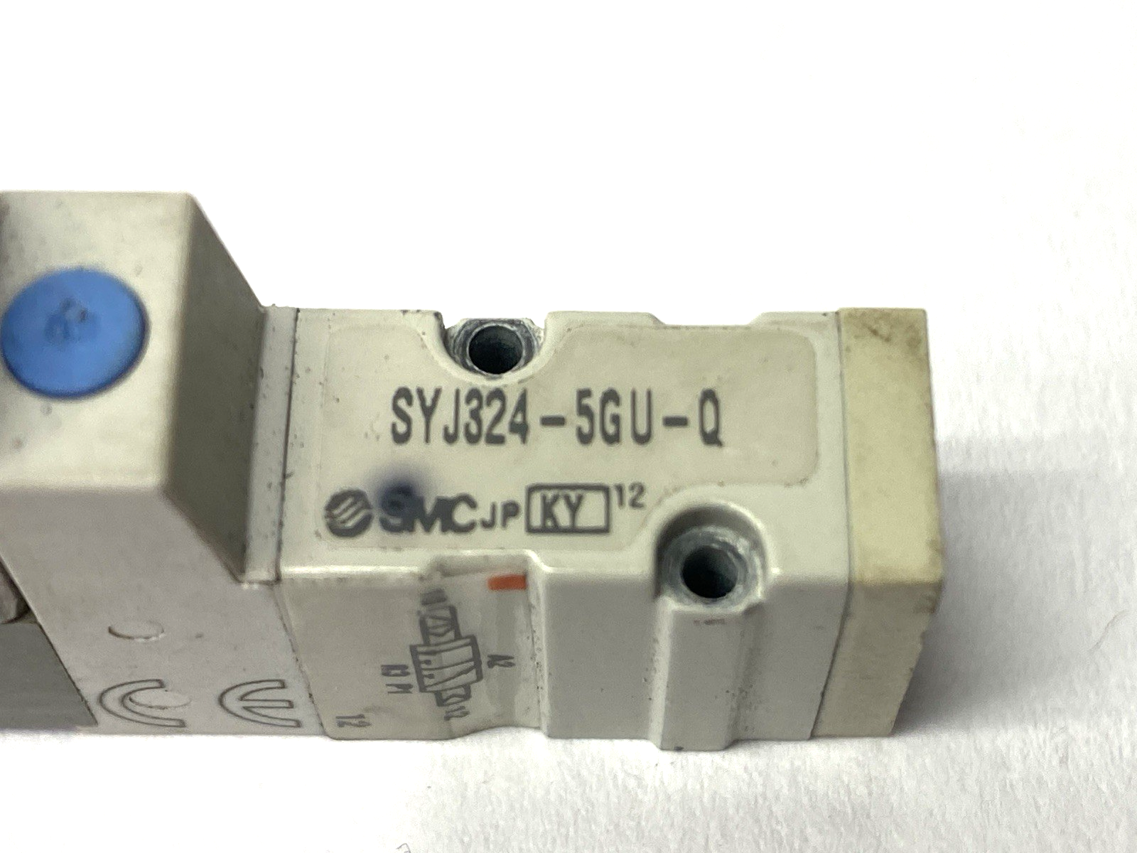 SMC SYJ324-5GU-Q Pneumatic Solenoid Valve 3-Port 24VDC - Maverick Industrial Sales