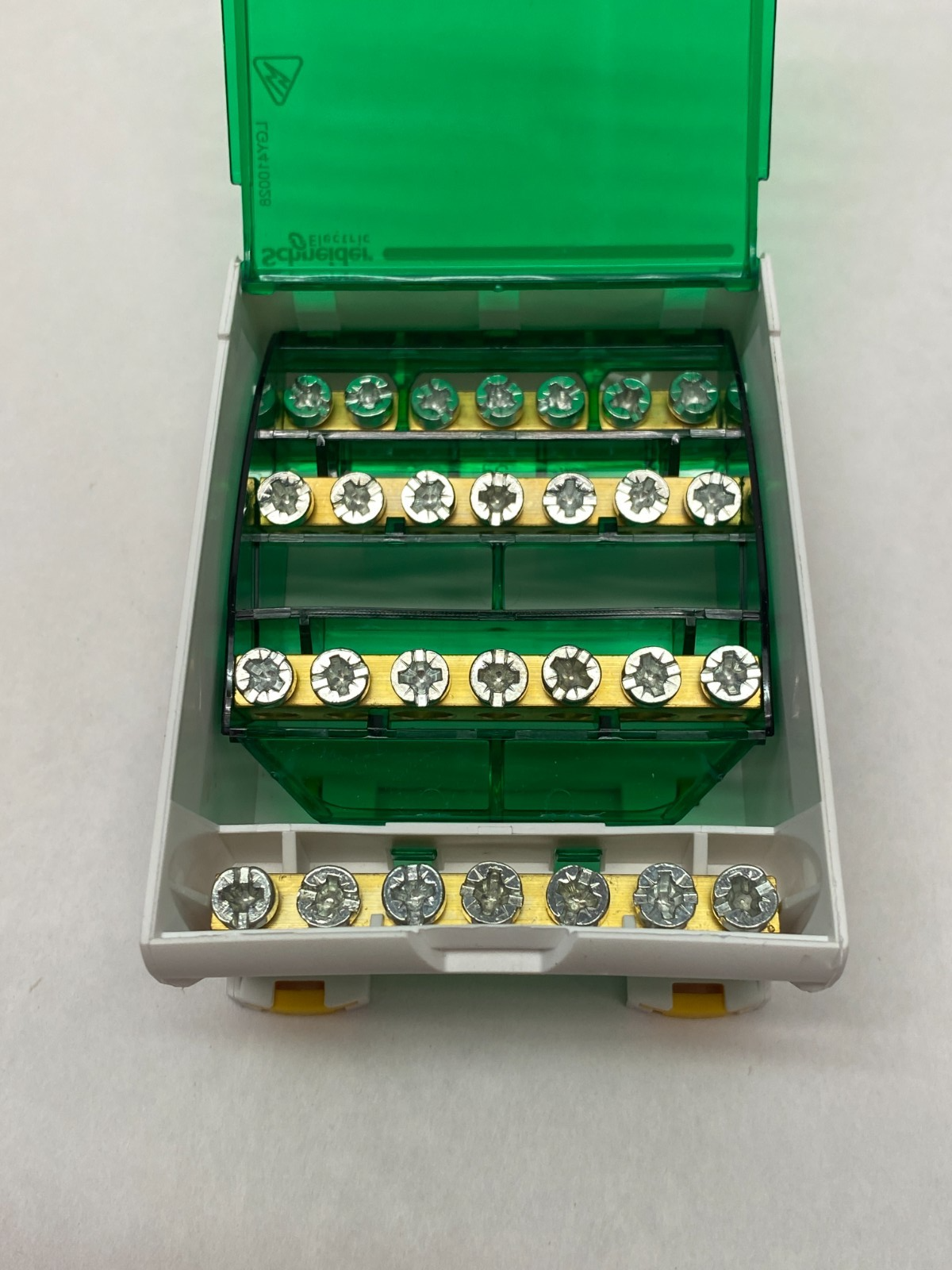 LGY410028 | Schneider Electric Linergy DS Screw Distribution Block, 4-Pole 100A - New – Open box - Maverick Industrial Sales