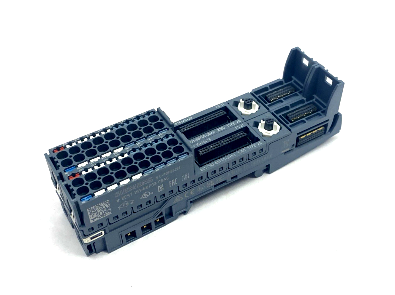 Siemens 6ES7193-6BP00-0BA0 SIMATIC ET 200SP, Base Unit, Type A0 LOT OF 2 - Maverick Industrial Sales