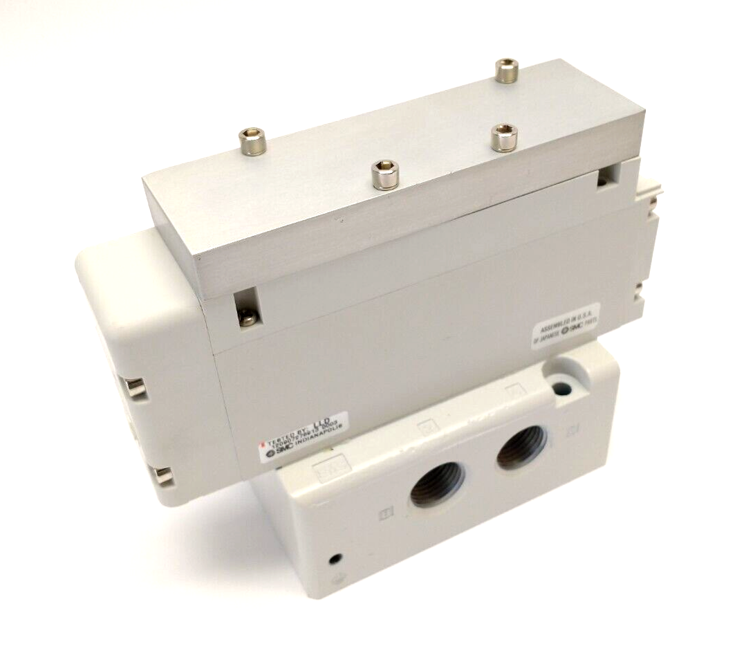 SMC VQ5000-DUQ00876 5 Port Base & Check Spacer Assembly 1/2"NPT VVQ5000-25A-5 - Maverick Industrial Sales