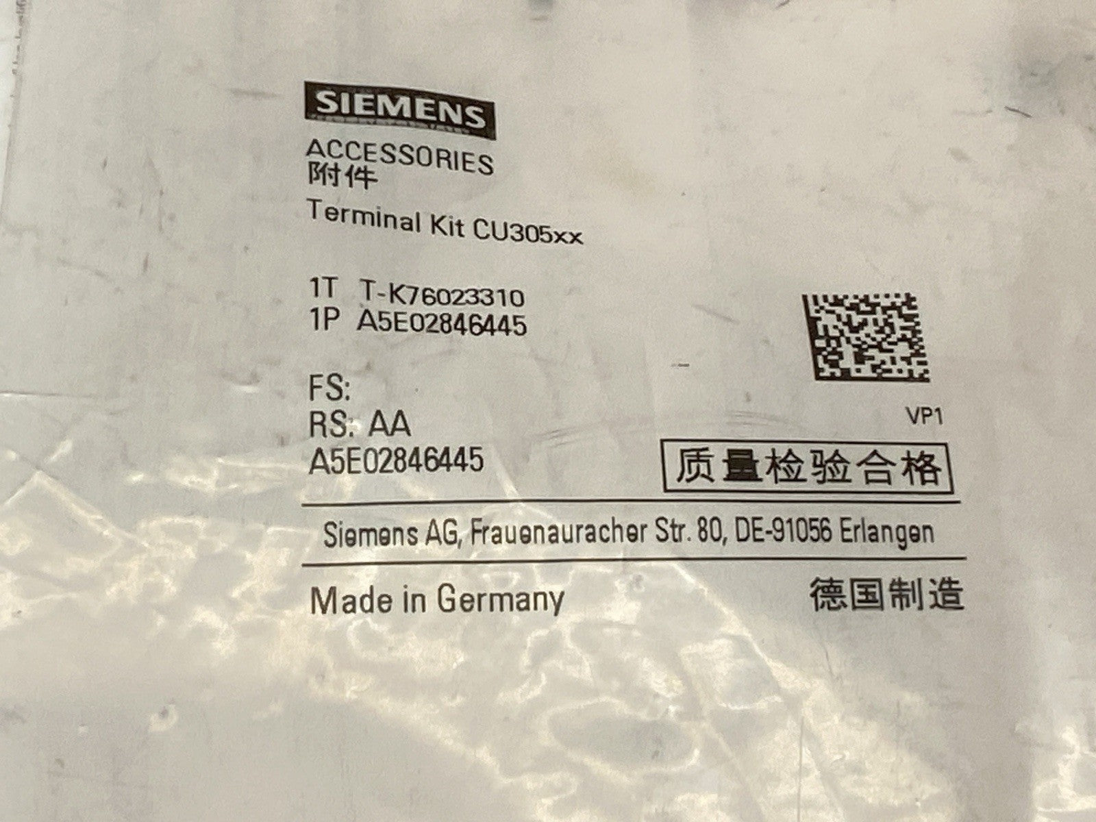 Siemens CU305xx Terminal Accessories Kit - Maverick Industrial Sales