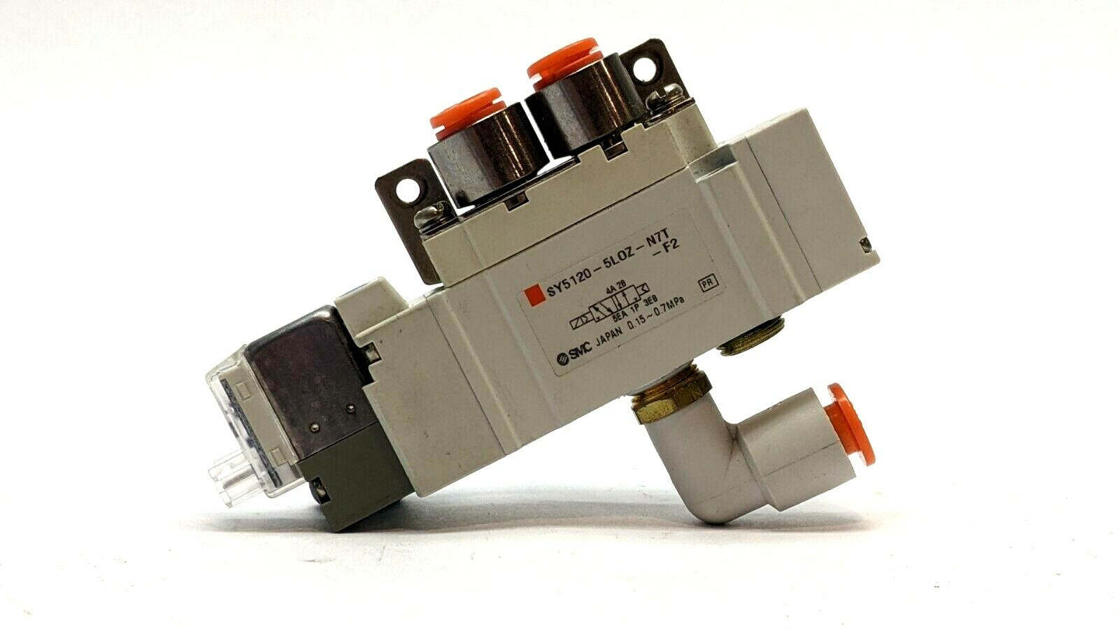 SMC SY5120-5LOZ-N7T-F2 Single Solenoid Valve - Maverick Industrial Sales