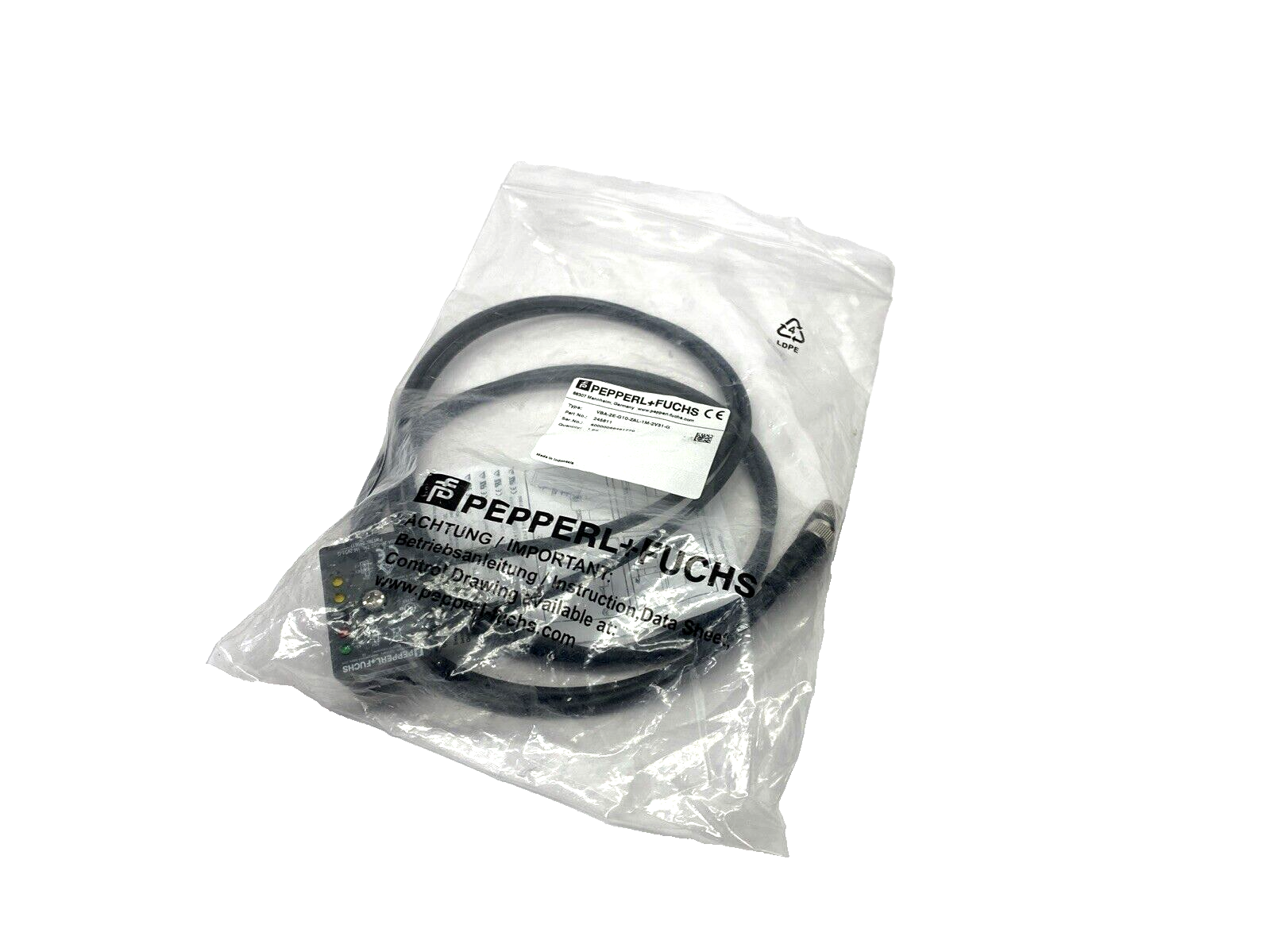 Pepperl+Fuchs VBA-2E-G10-ZAL-1M-2V31-G AS-i Sensor Actuator Module 245611 - Maverick Industrial Sales