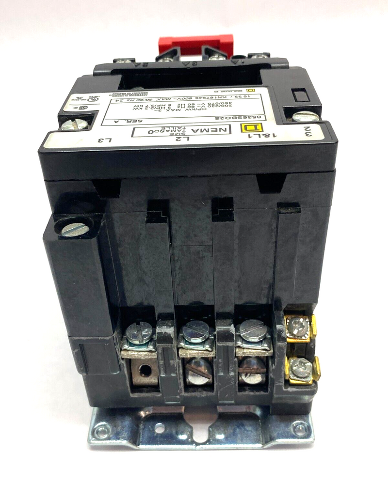 Square D 8536SBO2S Ser A Non-Reversing Motor Starter Size 0 600V 50/60Hz - Maverick Industrial Sales