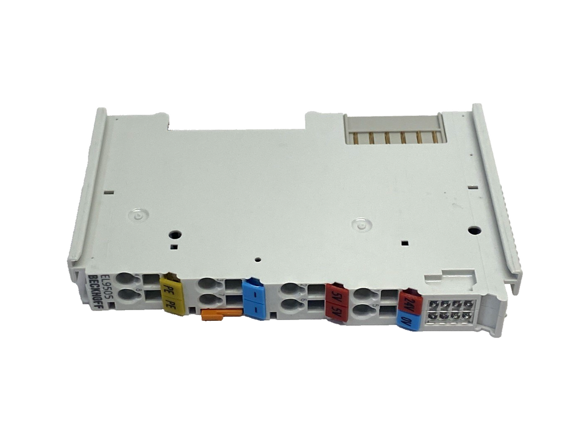 Beckhoff EL9505 EtherCAT Terminal, Power Supply, 5VDC 0.5A - Maverick Industrial Sales